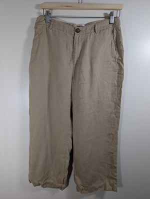 Part Two beige linen pants - 36