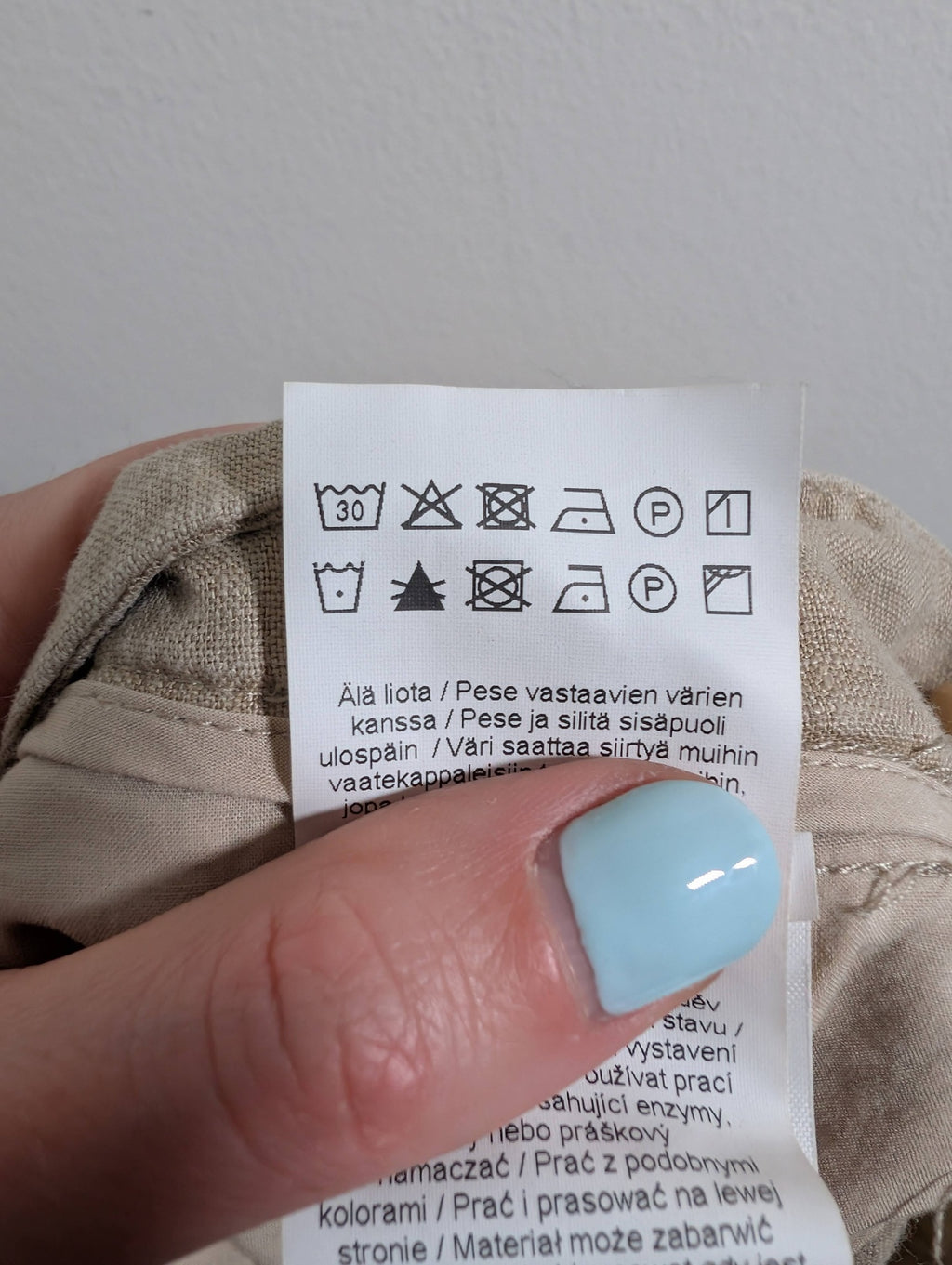 Part Two beige linen pants - 36