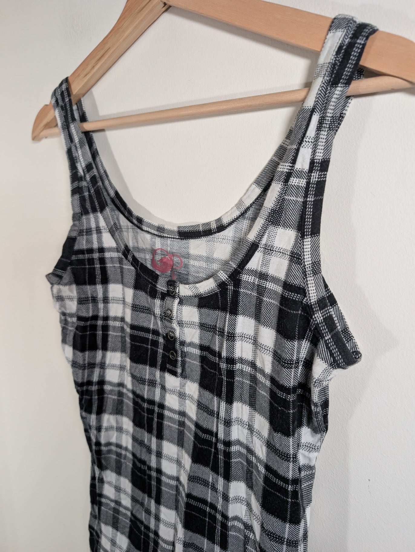 OP plaid tank - med