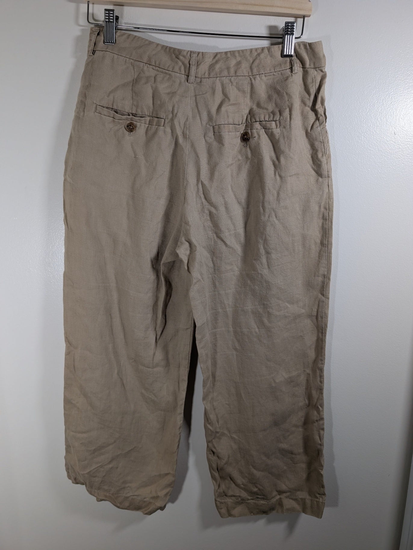 Part Two beige linen pants - 36