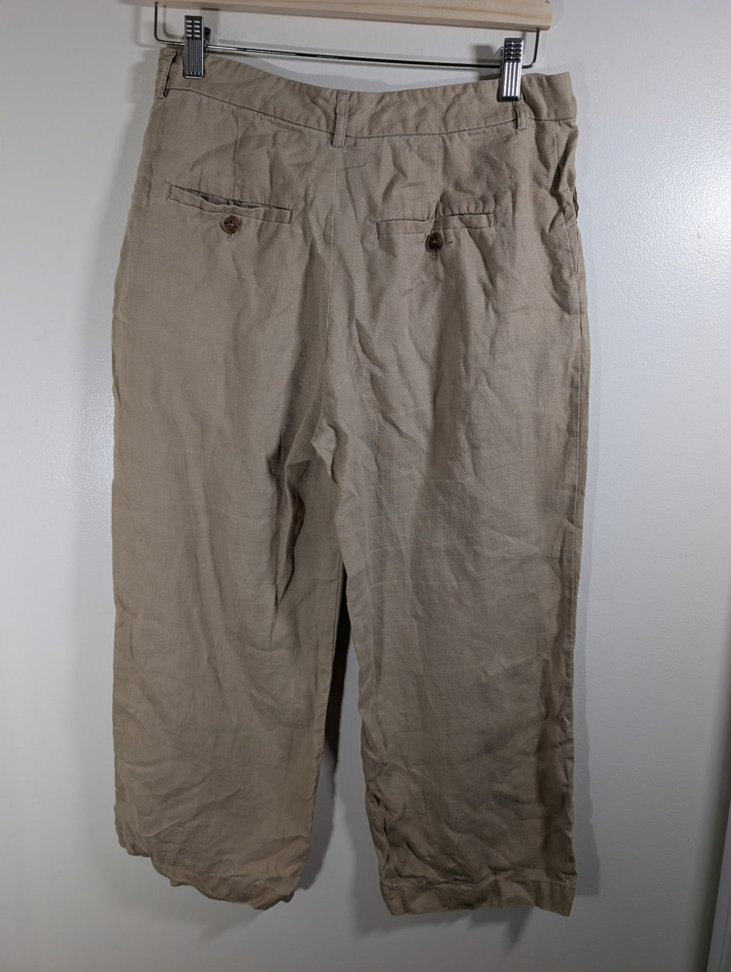 Part Two beige linen pants - 36