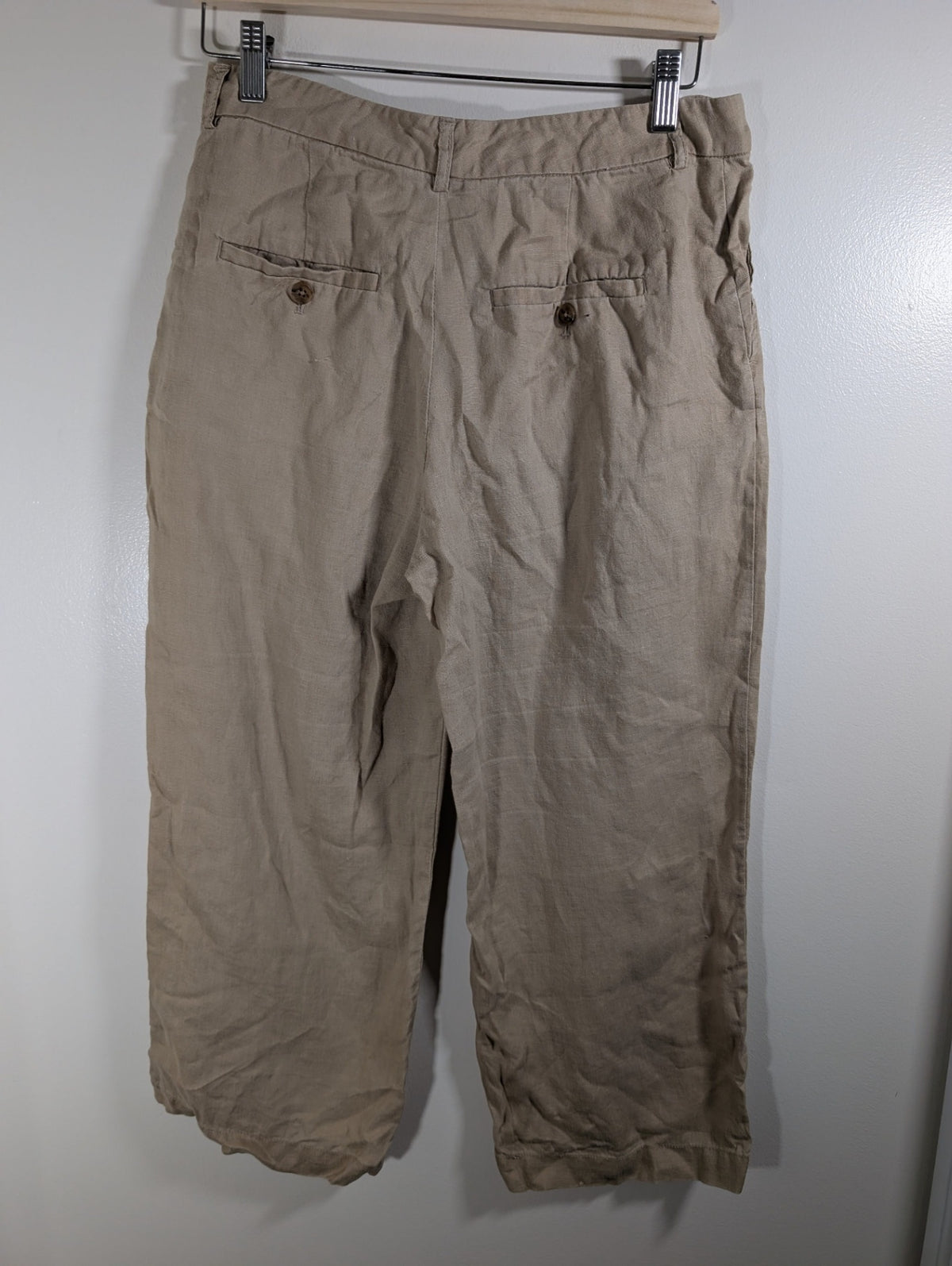 Part Two beige linen pants - 36