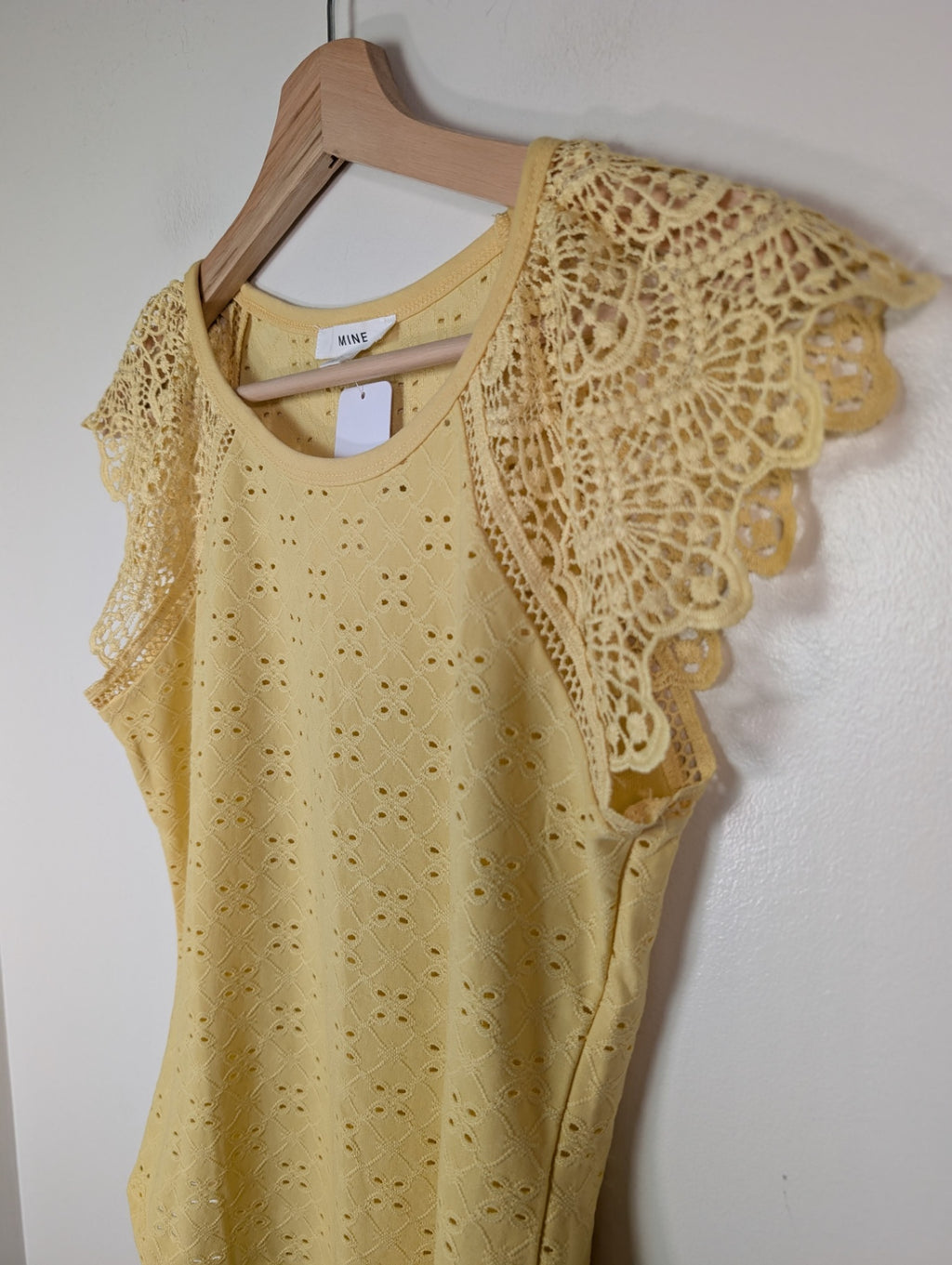 NWT Mine yellow blouse - Small