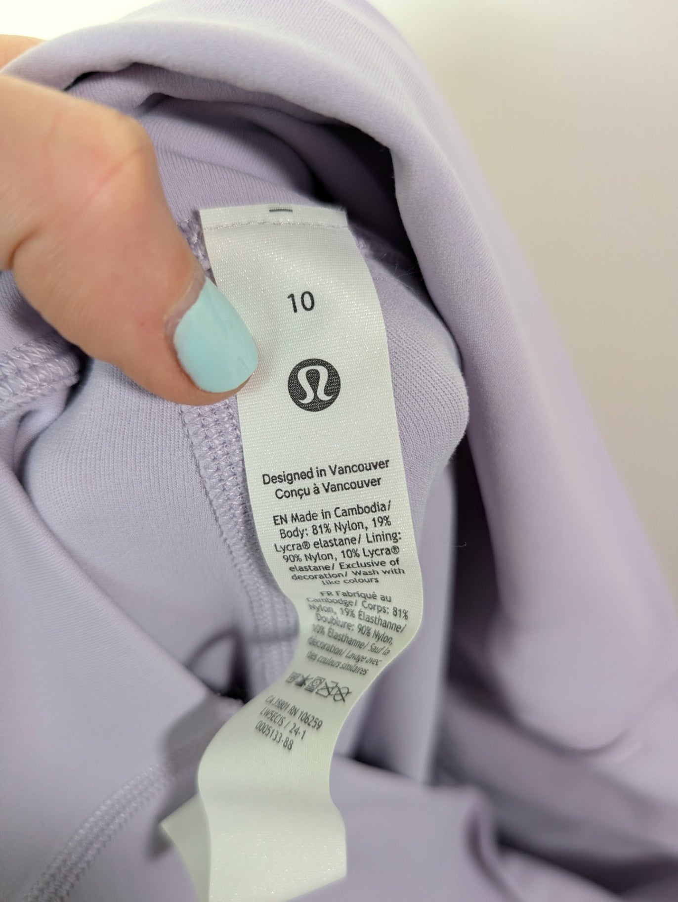 Lululemon purple leggings - 10