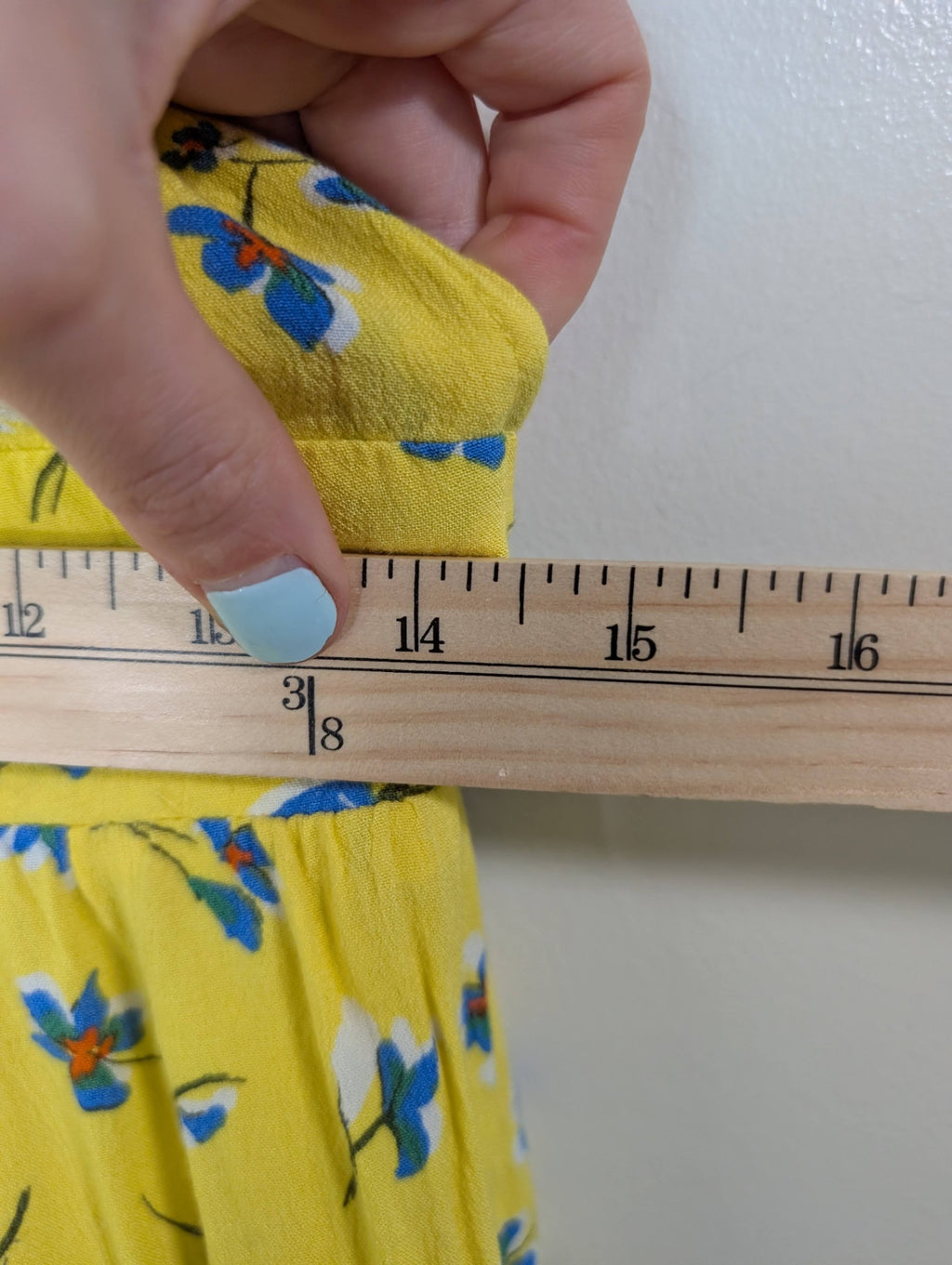 O'Neill yellow floral maxi dress - Small