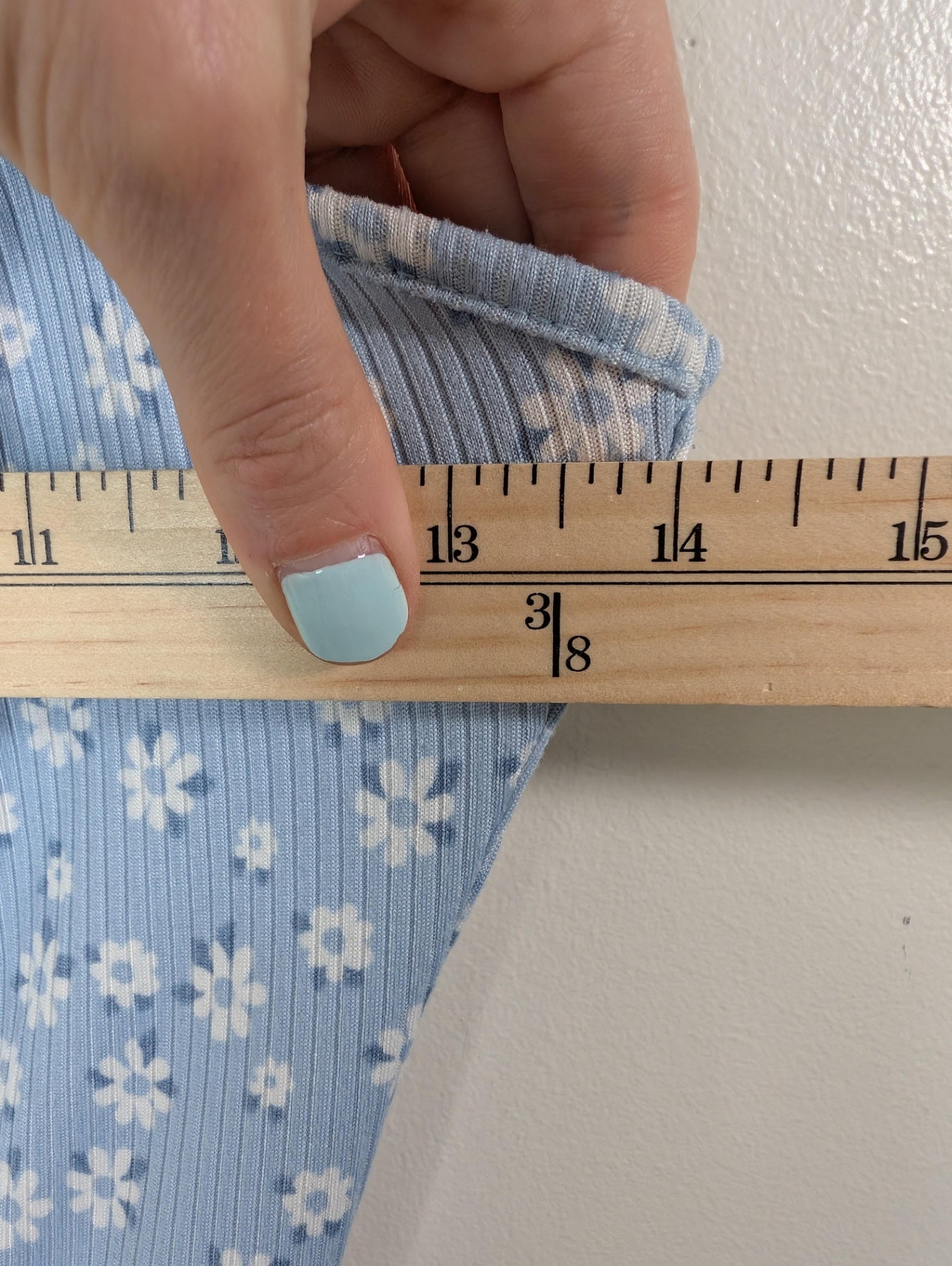 Unknown brand blue floral dress - Appears Medium
