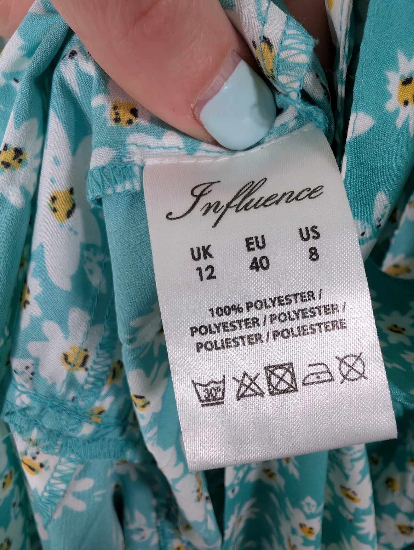 Influence blue floral dress - 8