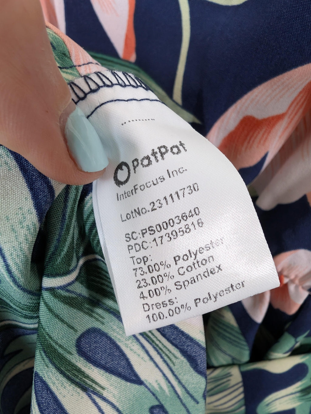 PatPat floral dress - XL