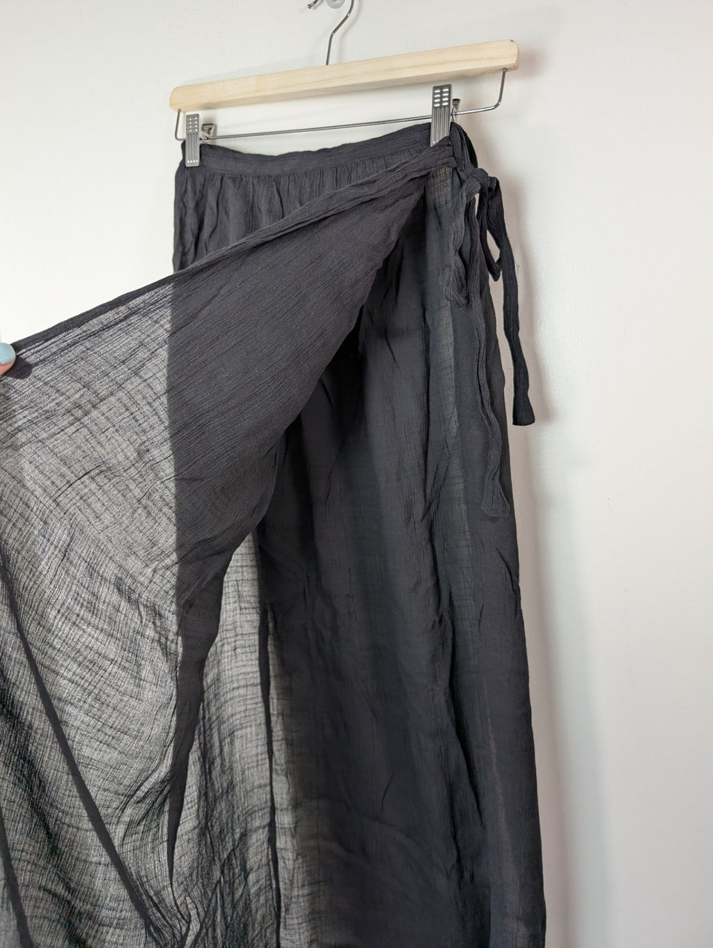 Black coverup skirt 