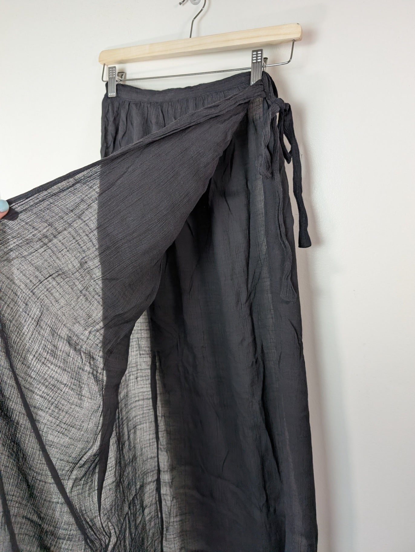 Black coverup skirt 