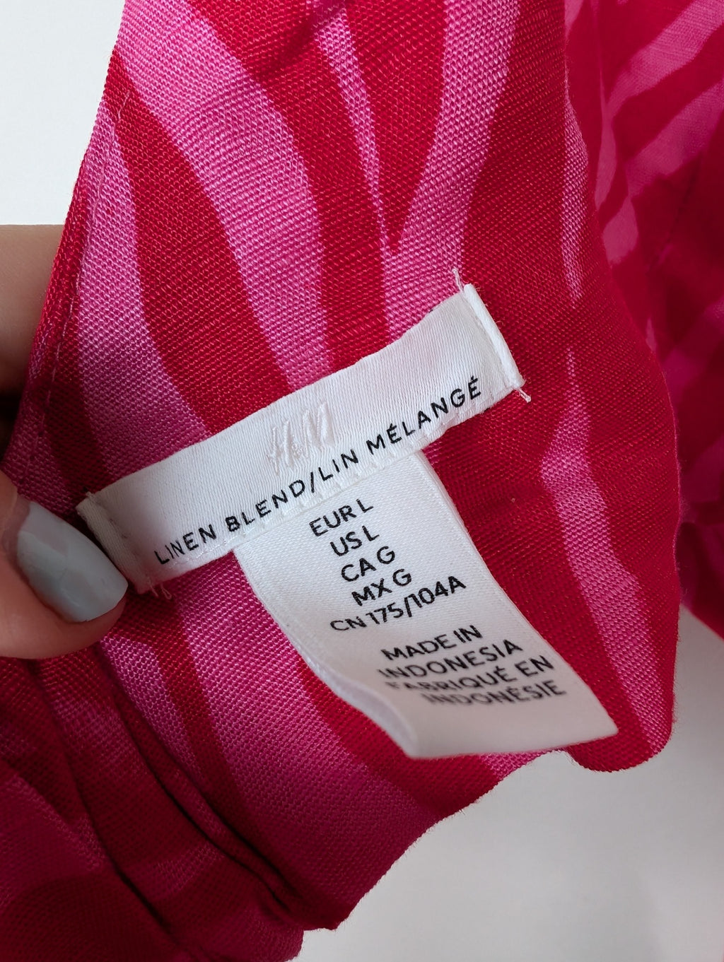 H&M linen top - Large