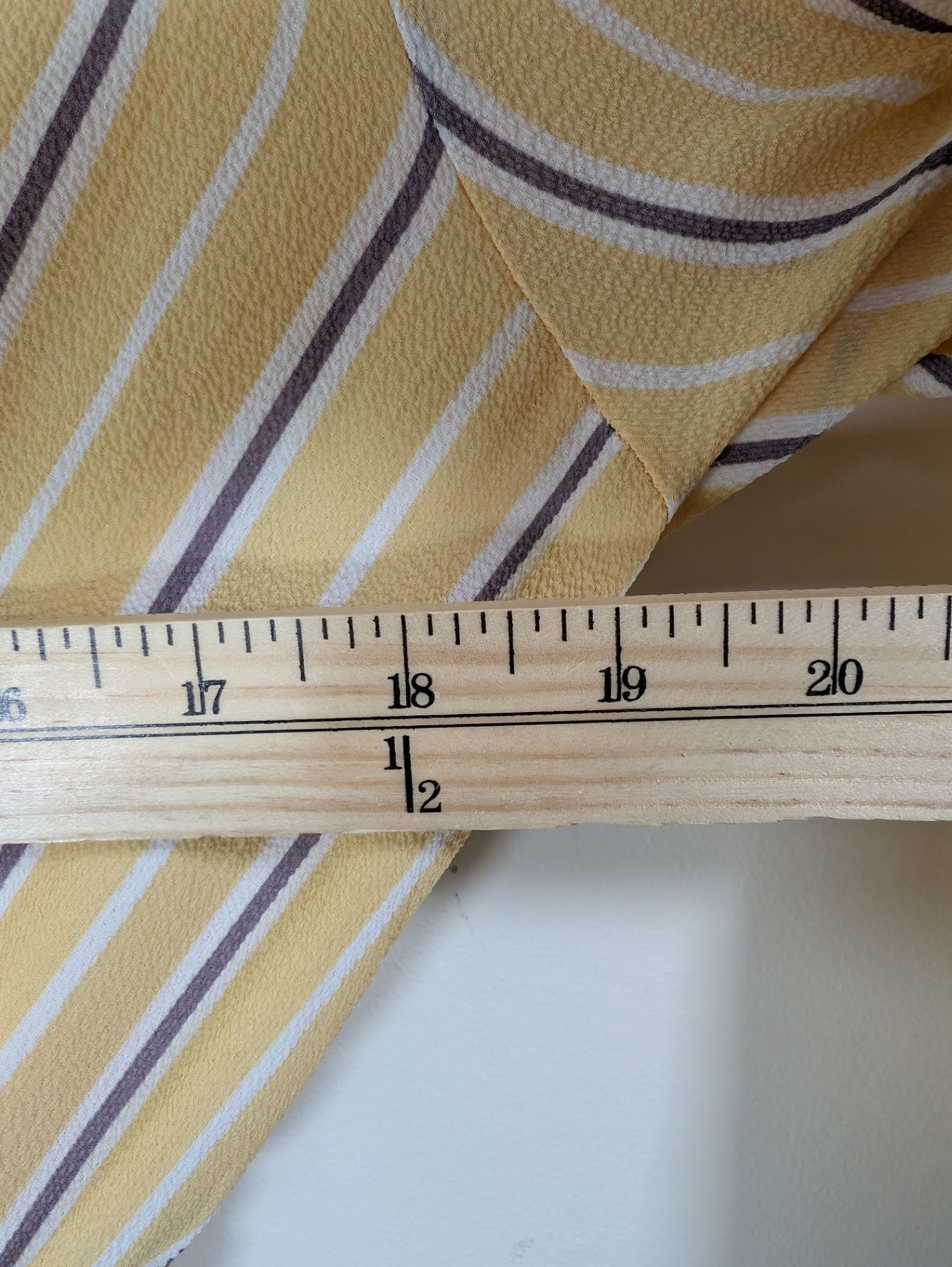 Monteau yellow striped dress - Large