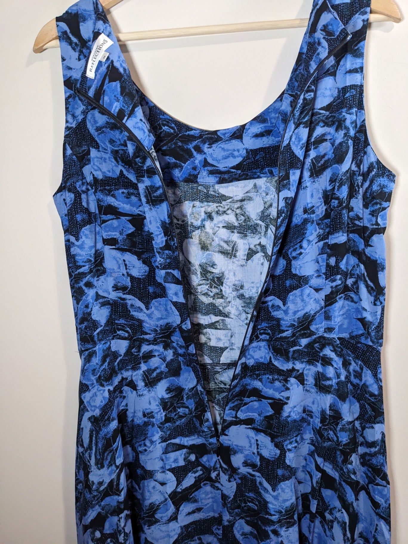 Northern Reflections Blue Floral Dress - M