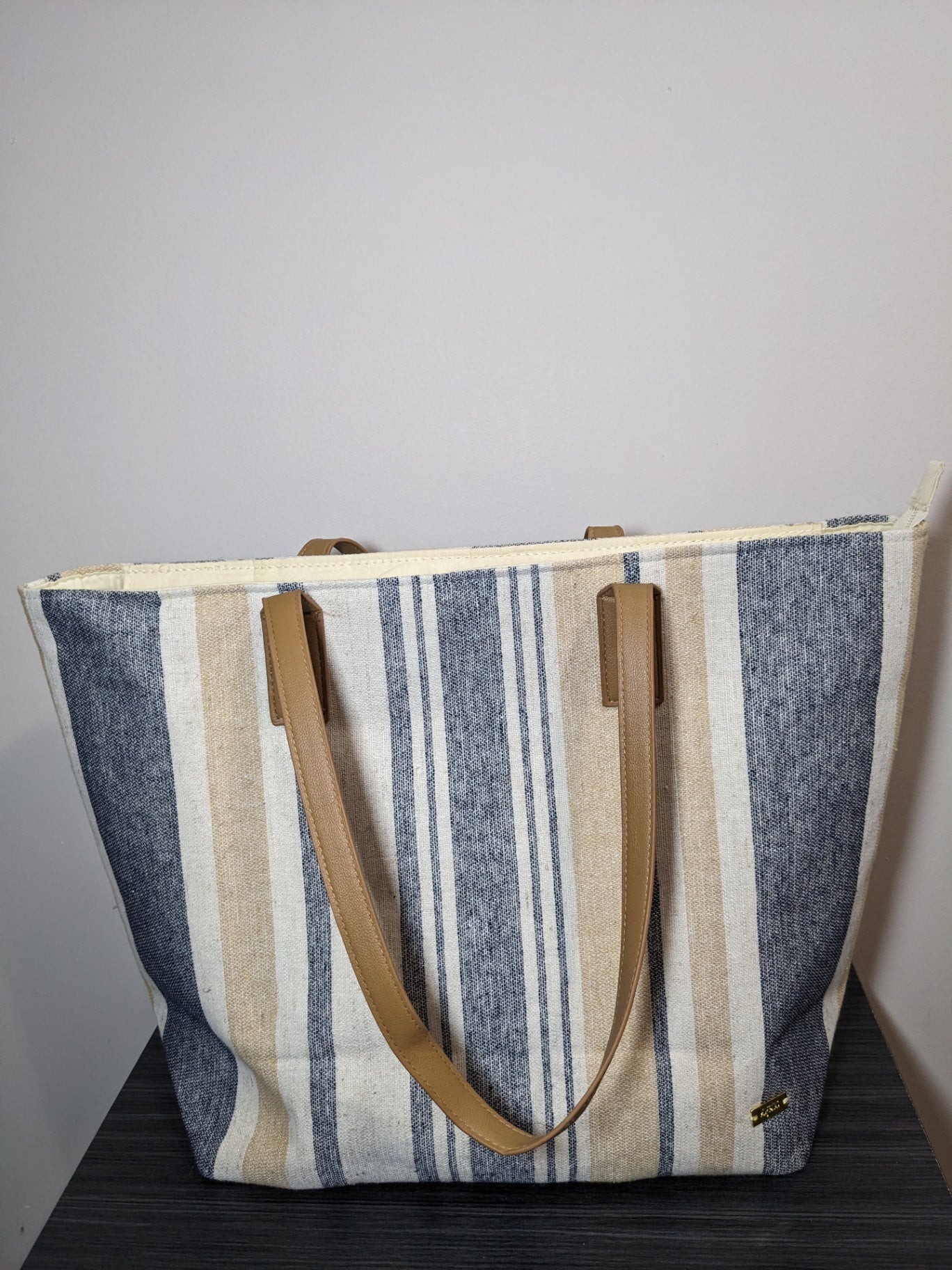 la Vie en Rose Linen Bag - One Size