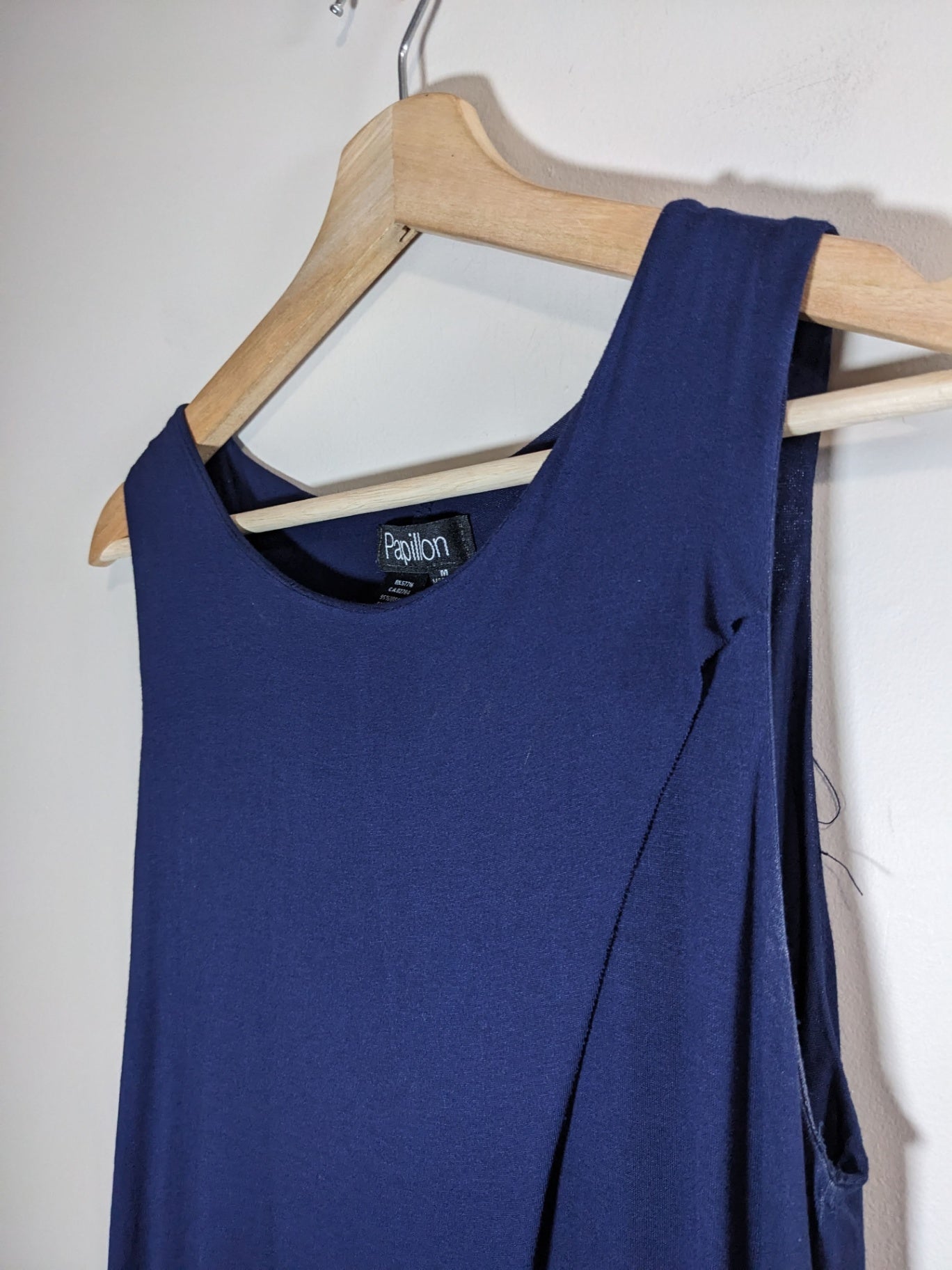Papillon Blue Wrap Dress - M