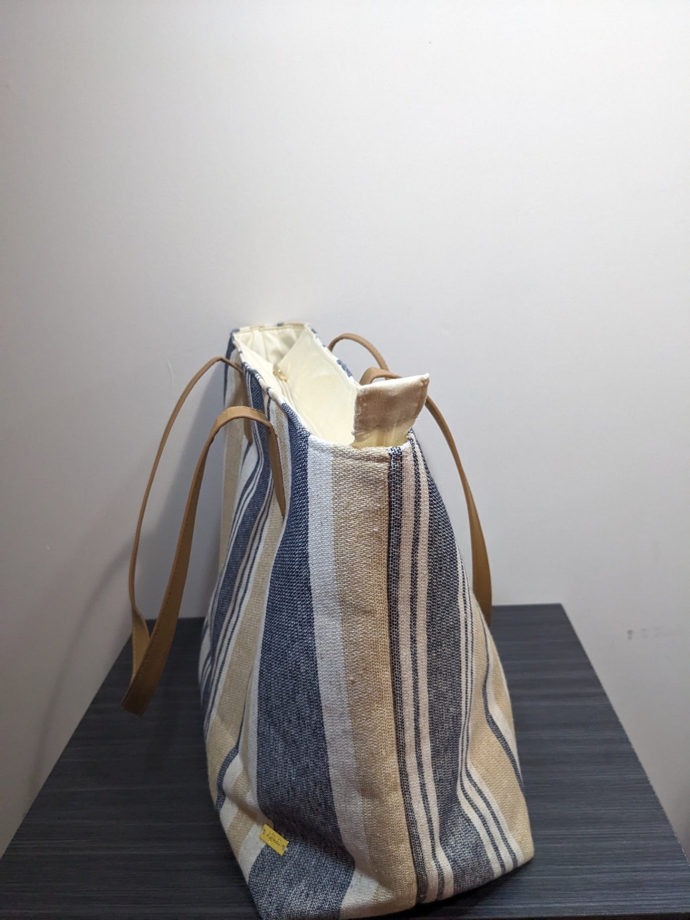 la Vie en Rose Linen Bag - One Size