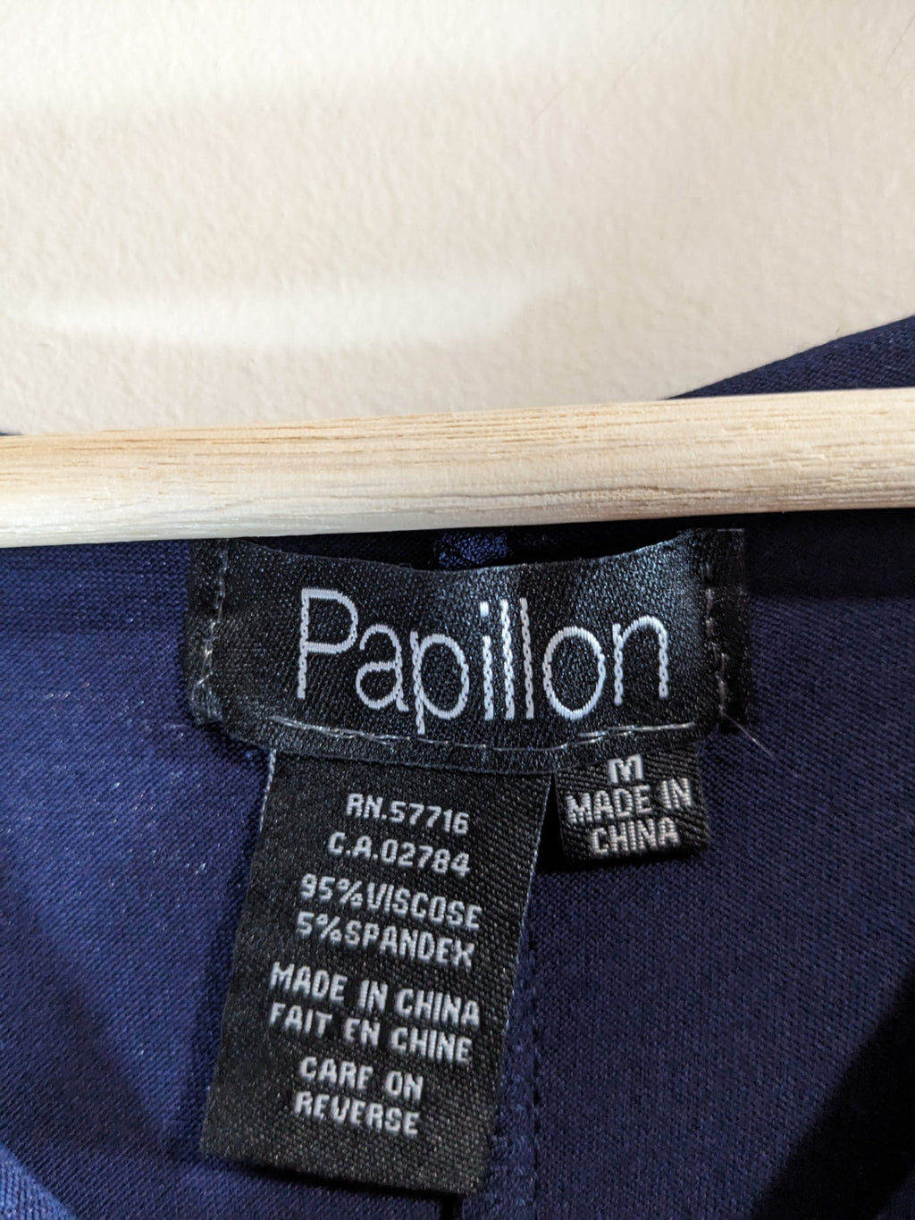Papillon Blue Wrap Dress - M