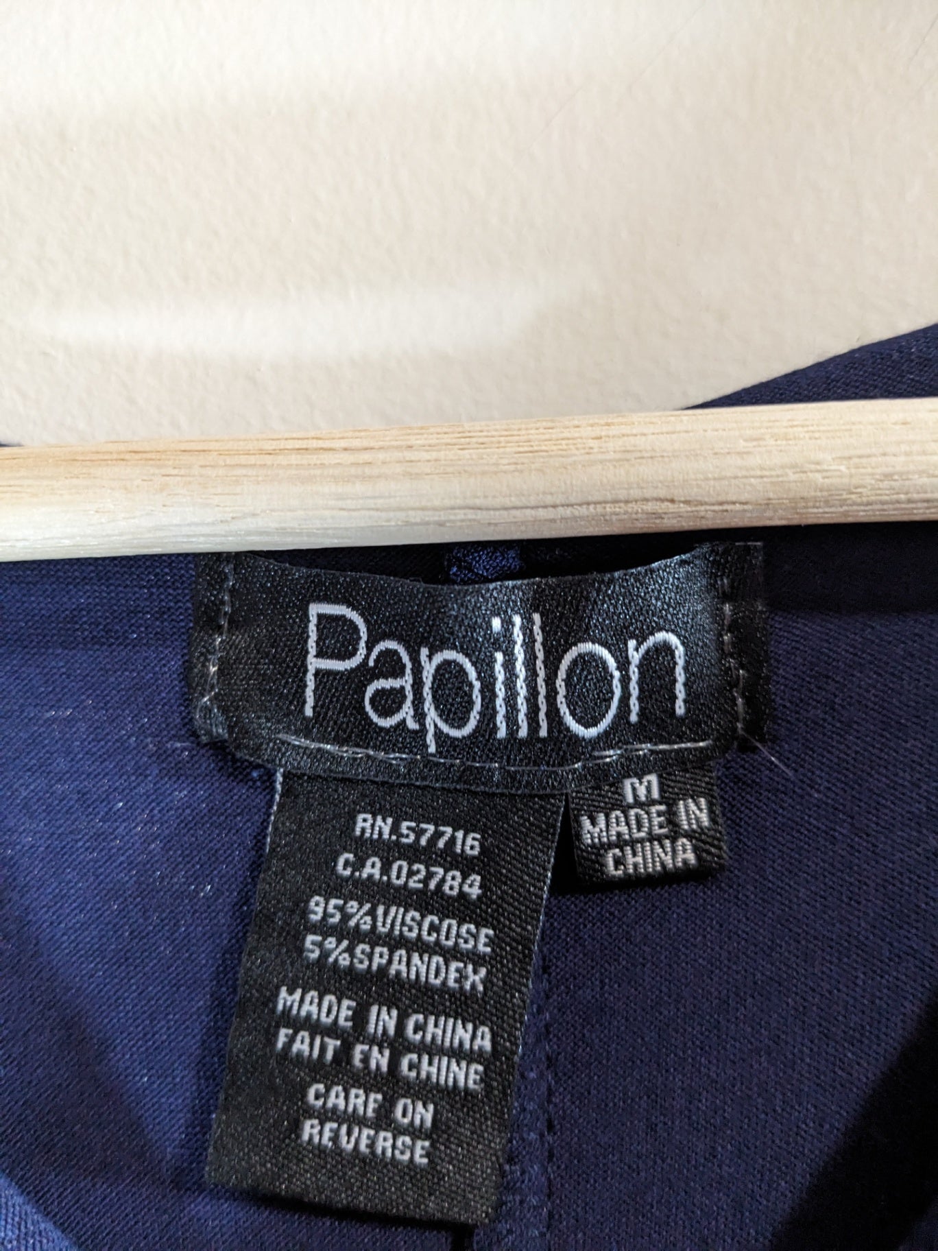 Papillon Blue Wrap Dress - M