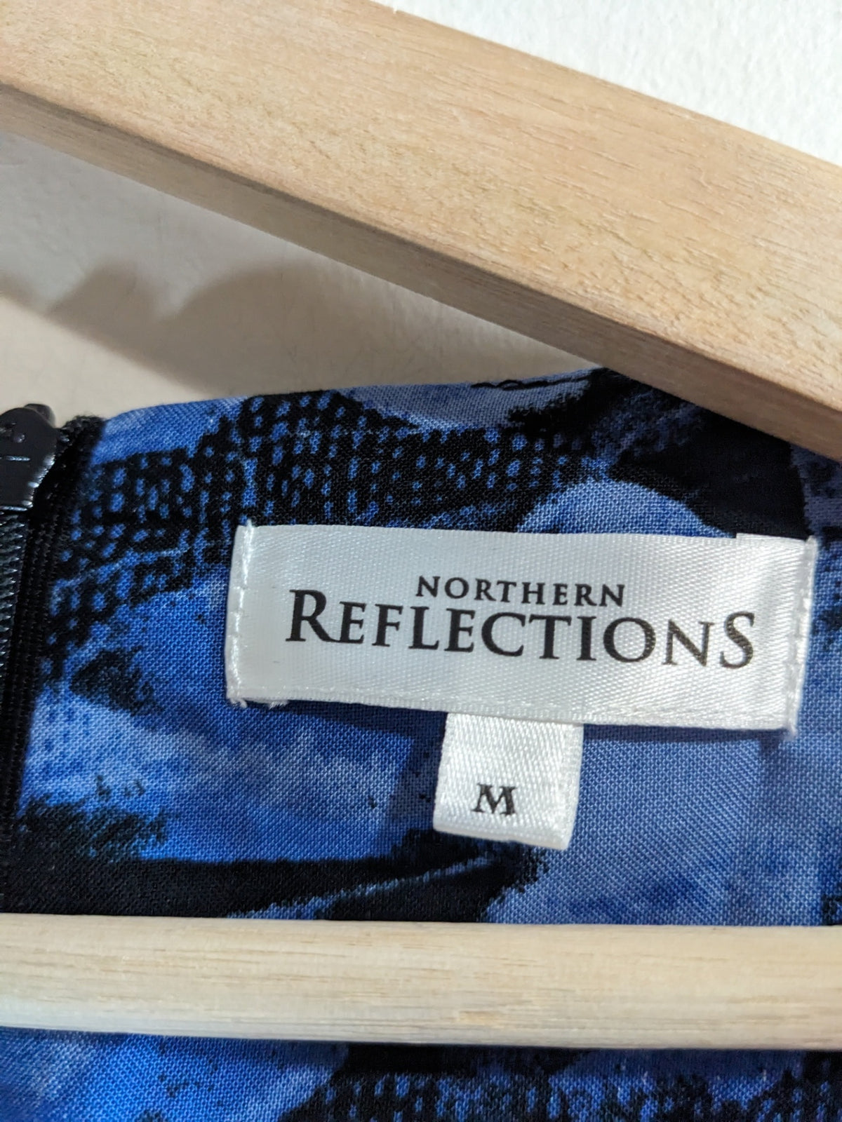 Northern Reflections Blue Floral Dress - M