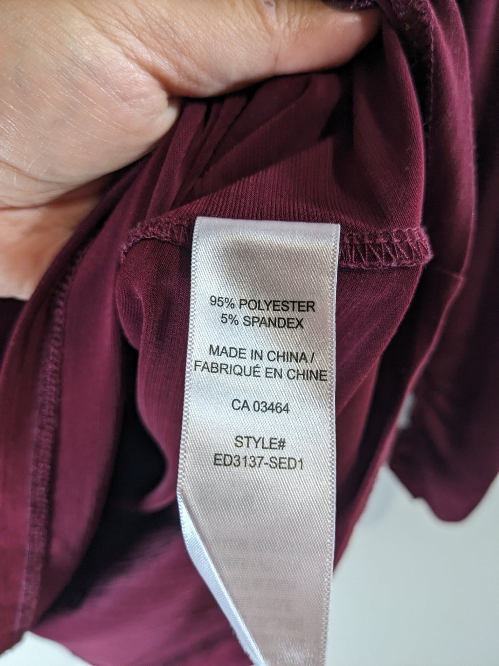 Ricki's Maroon Blouse - M