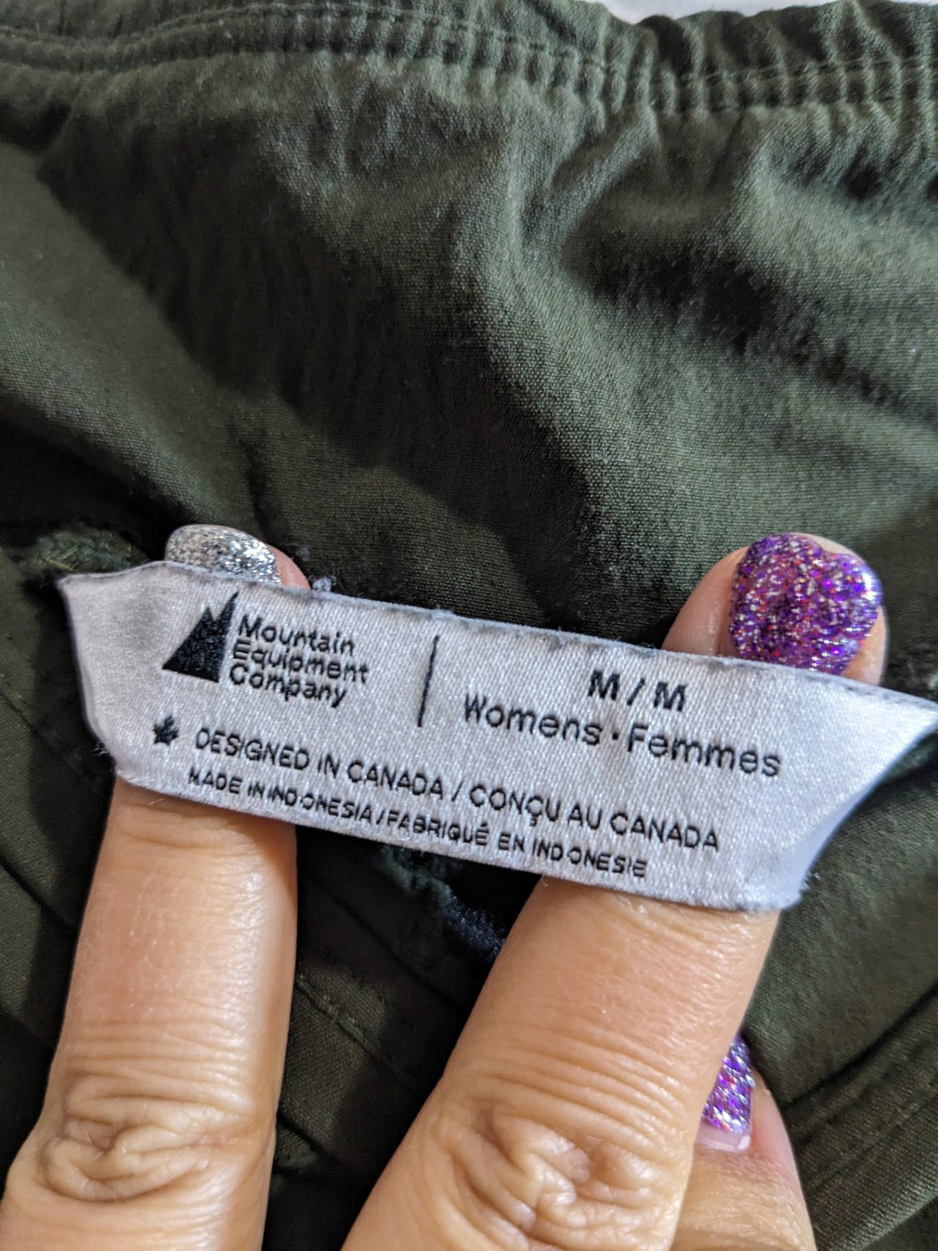 Mountain Equipment Company Olive Pants - L
