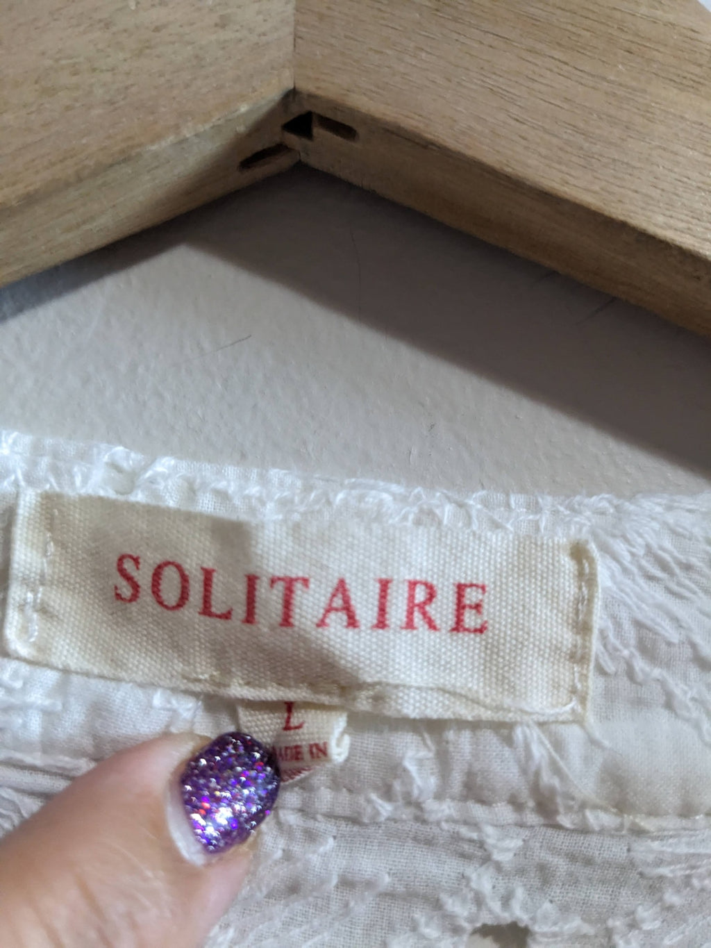 SOLITAIRE White Shirt - L