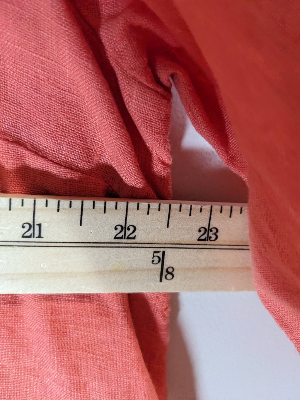 Focus Casual Life Coral Linen Shirt - S