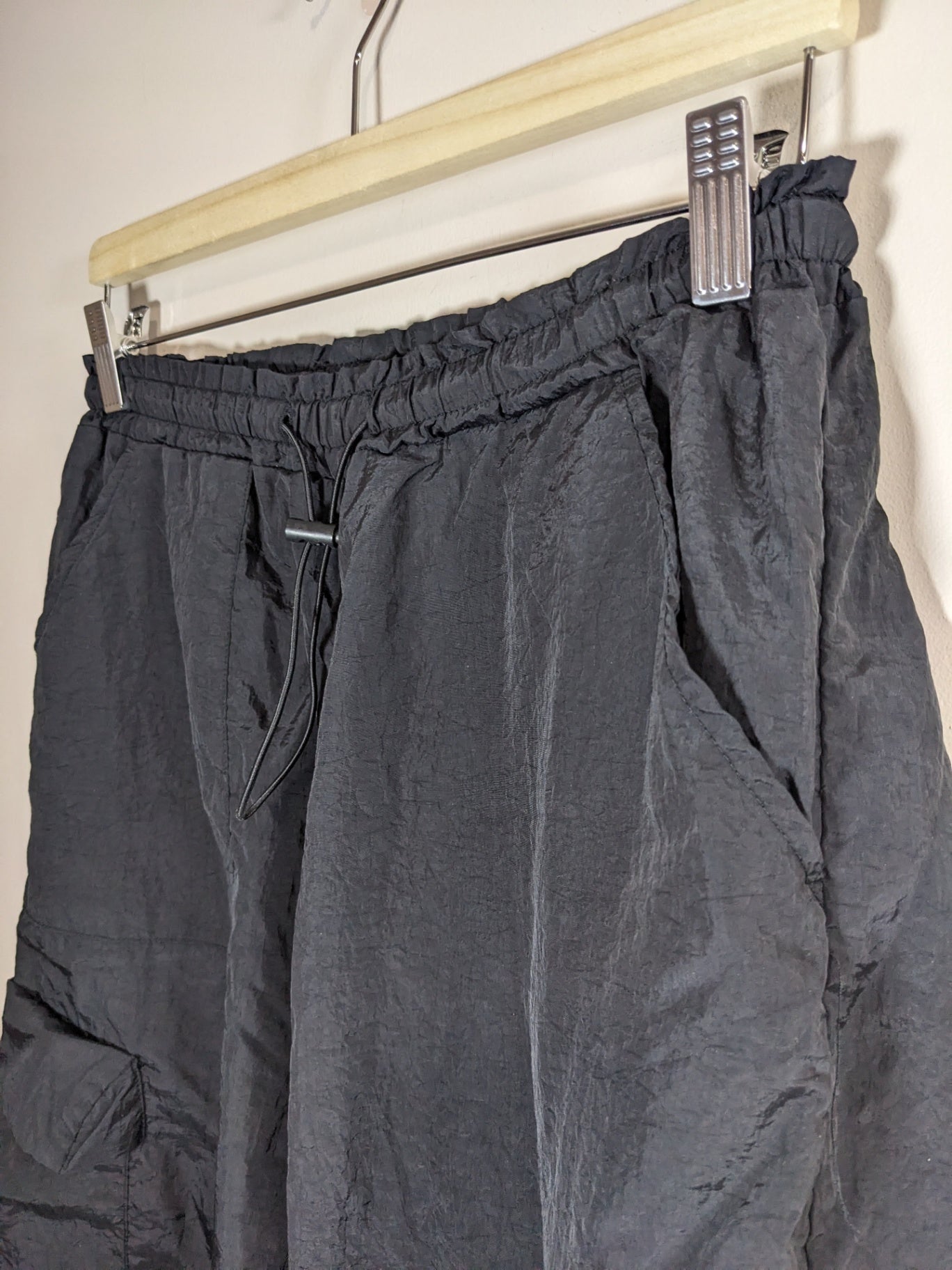 Black Cargo Utility Pants - M