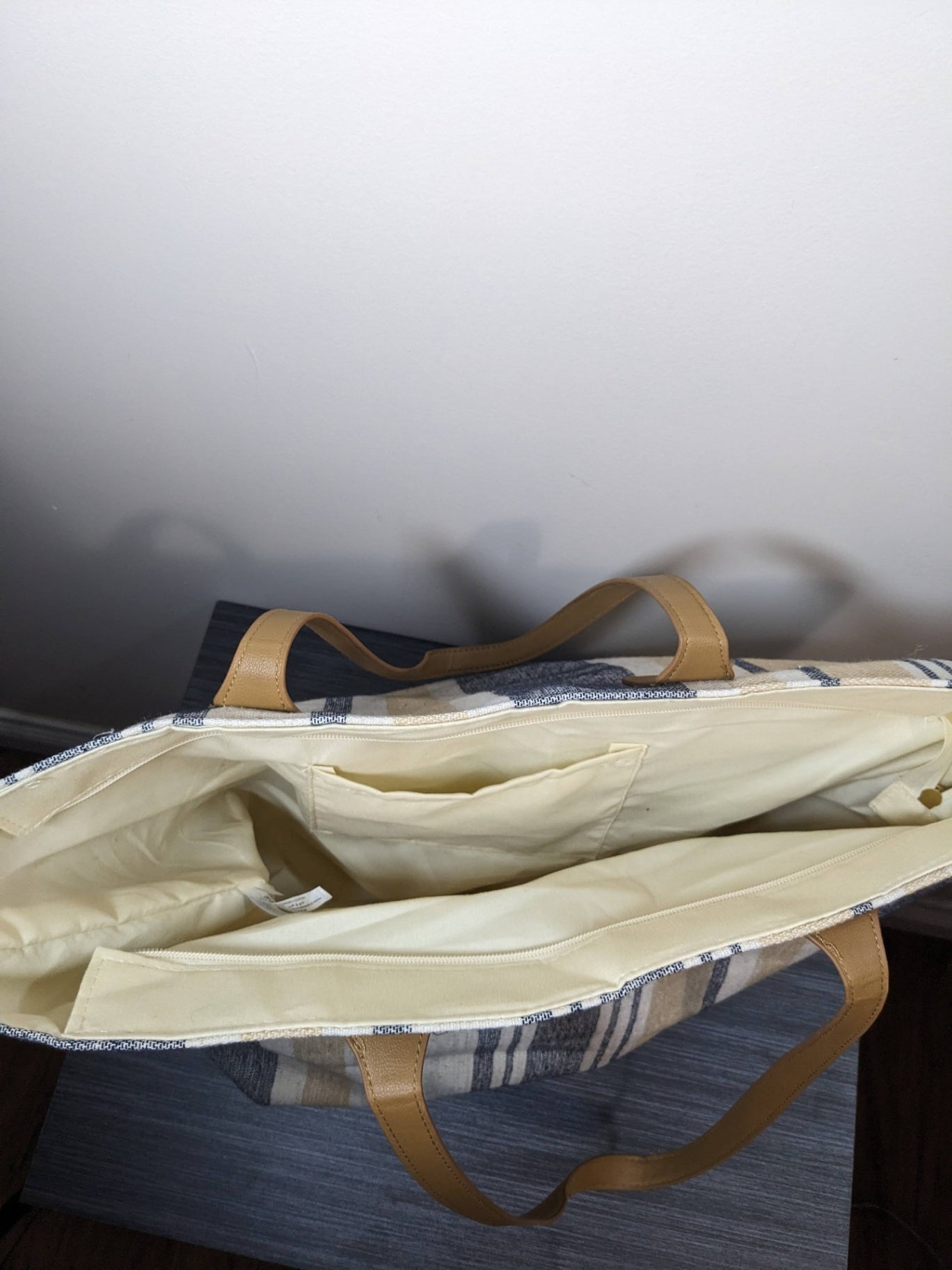 la Vie en Rose Linen Bag - One Size