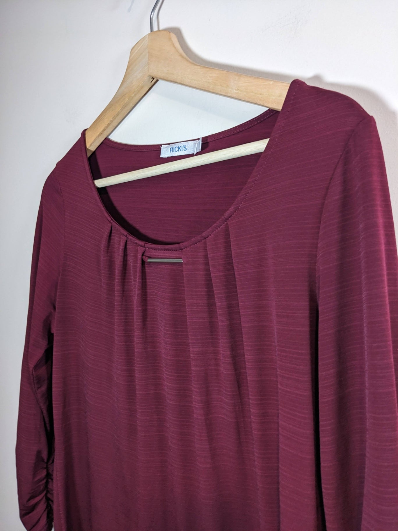 Ricki's Maroon Blouse - M