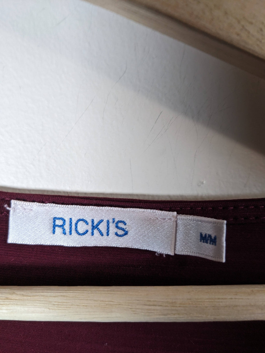 Ricki's Maroon Blouse - M