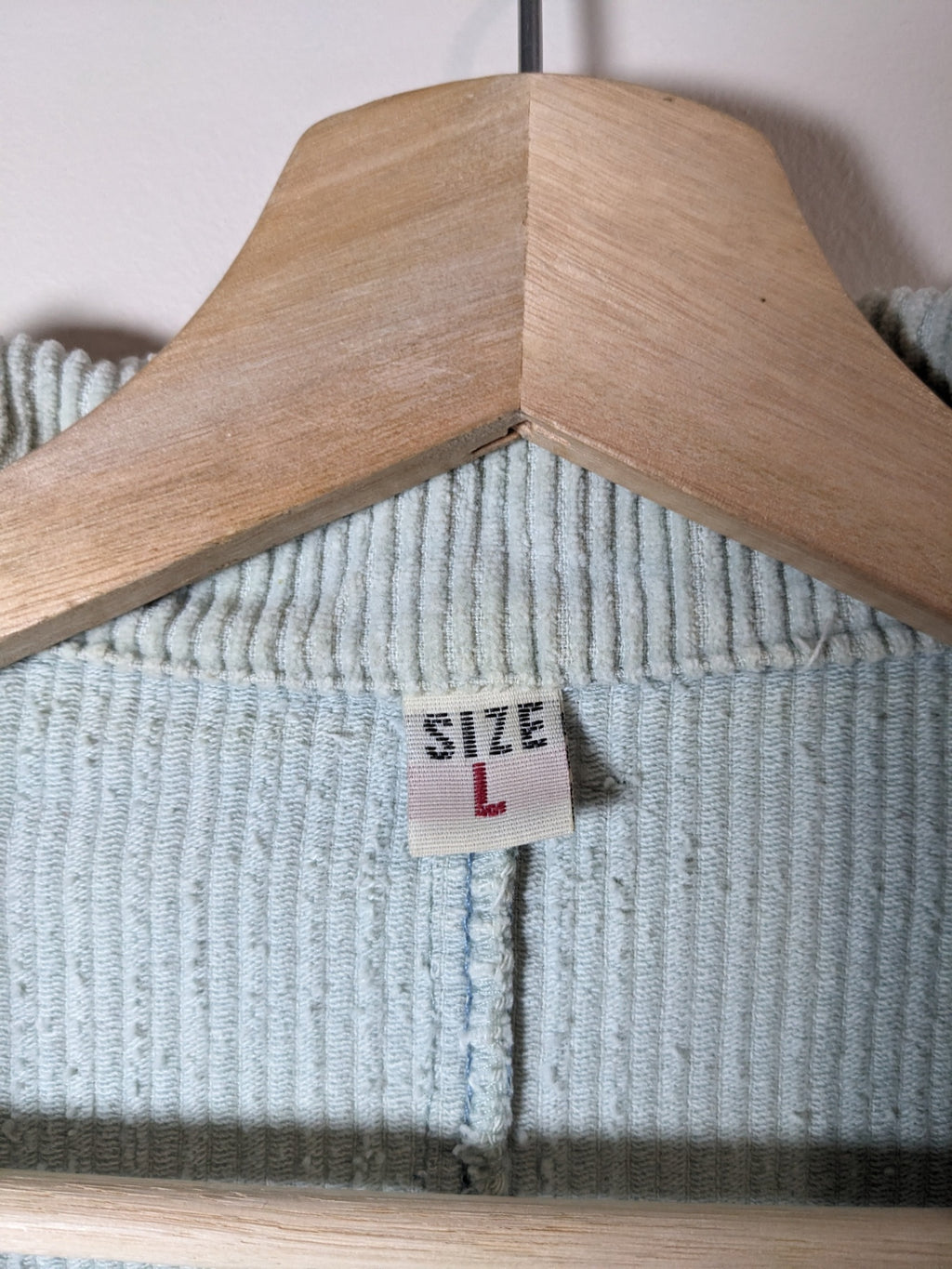 Mint Green Corduroy Jacket - L