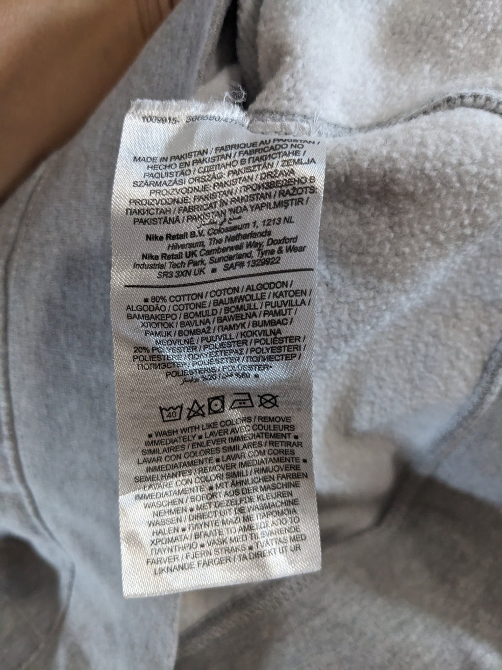 Nike Grey Crewneck - L