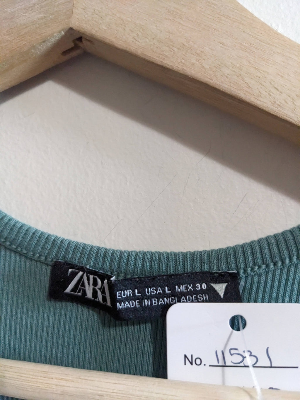 Zara Green Crop Tank - L