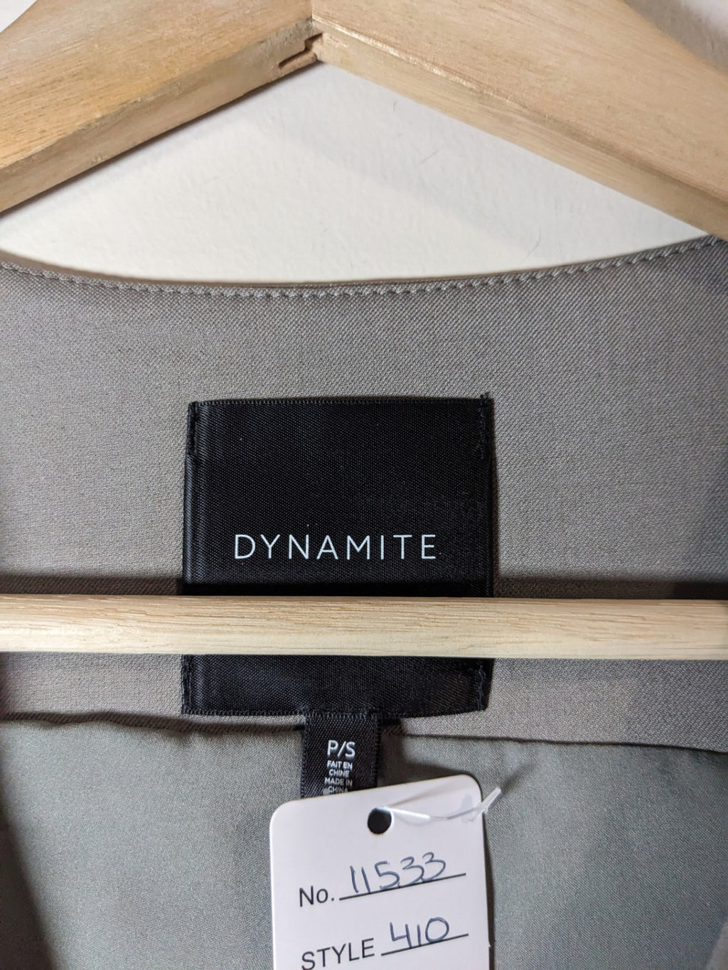 Dynamite Grey Vest - S