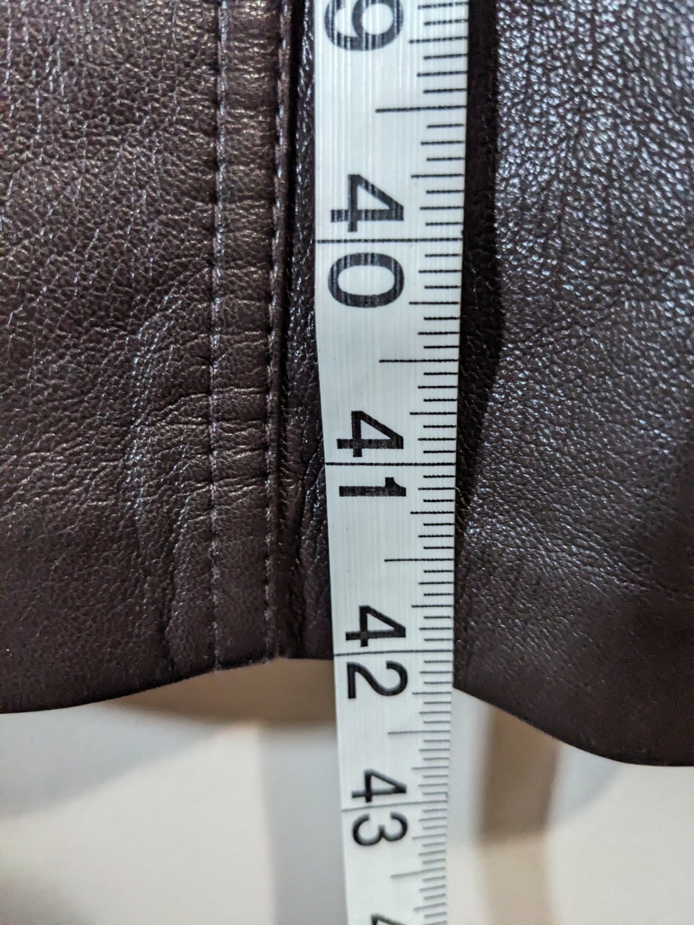 Wilfred Leather Brown Pants - sz 10