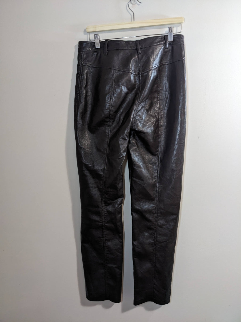 Wilfred Leather Brown Pants - sz 10