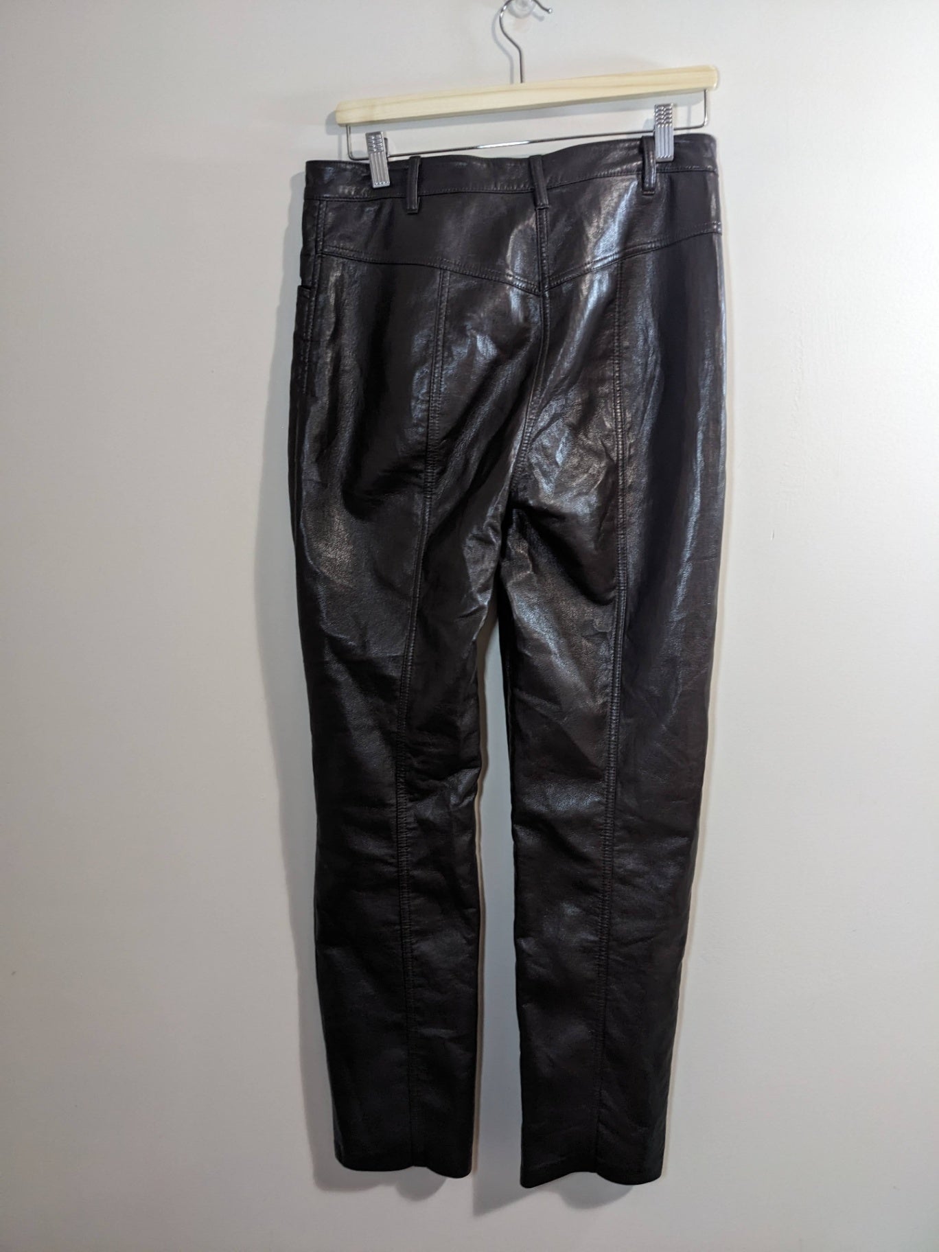 Wilfred Leather Brown Pants - sz 10