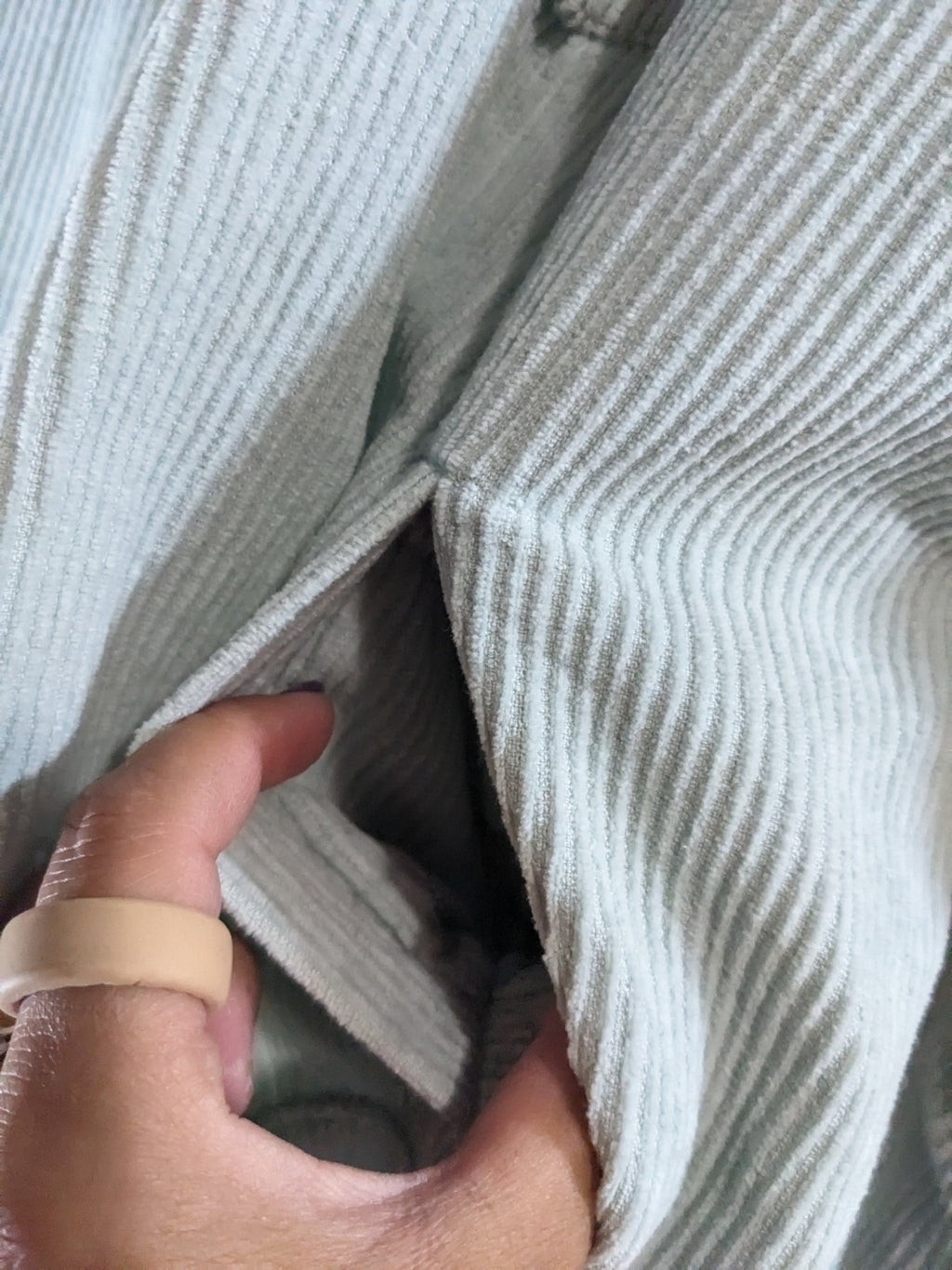 Mint Green Corduroy Jacket - L