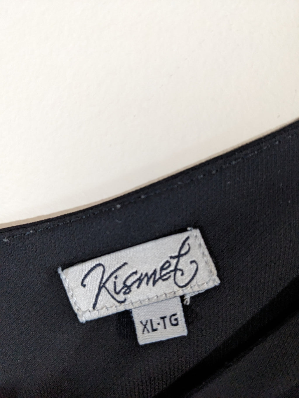 Kismet Black Spaghetti Strap Blouse- XL