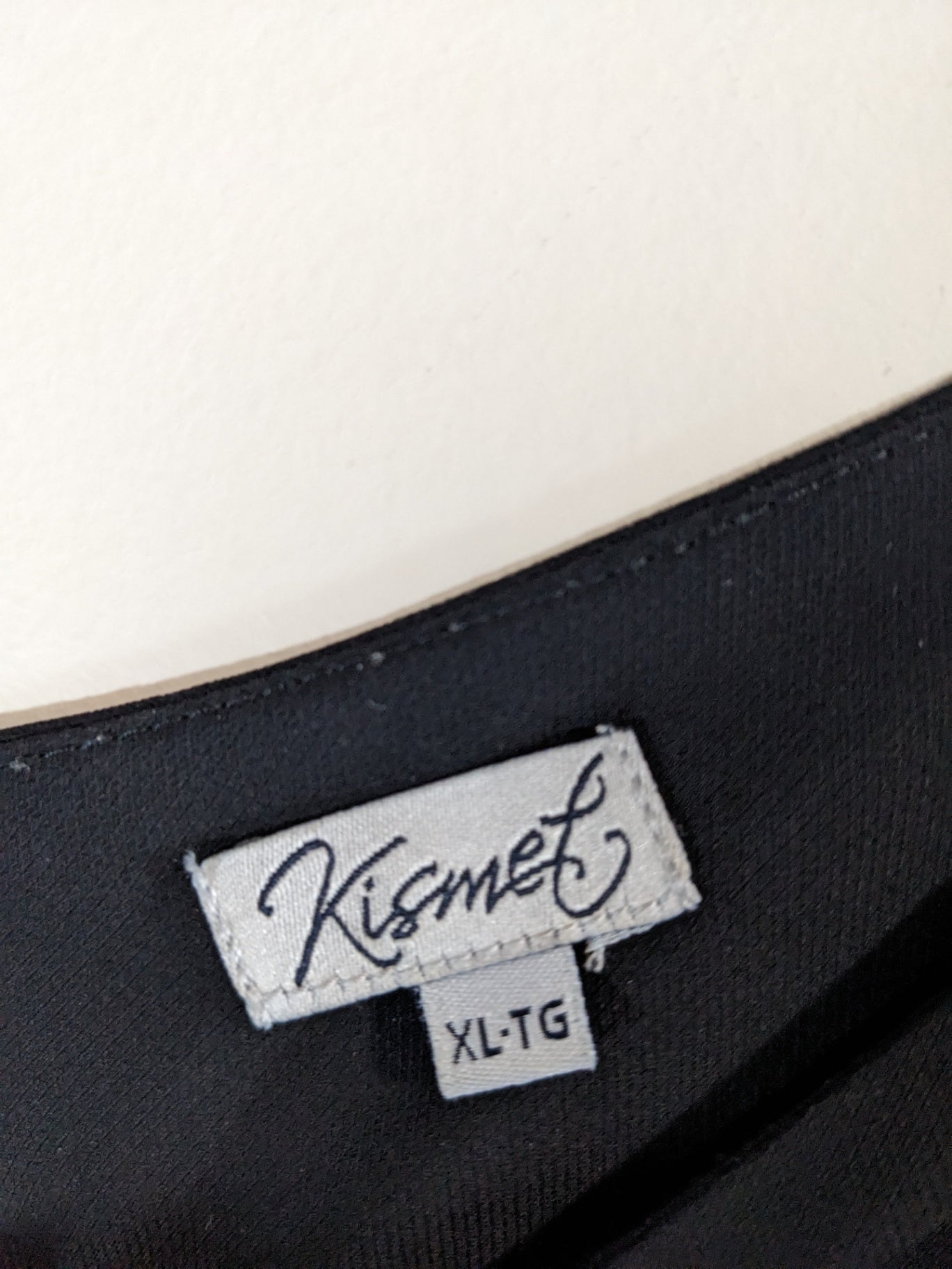 Kismet Black Spaghetti Strap Blouse- XL