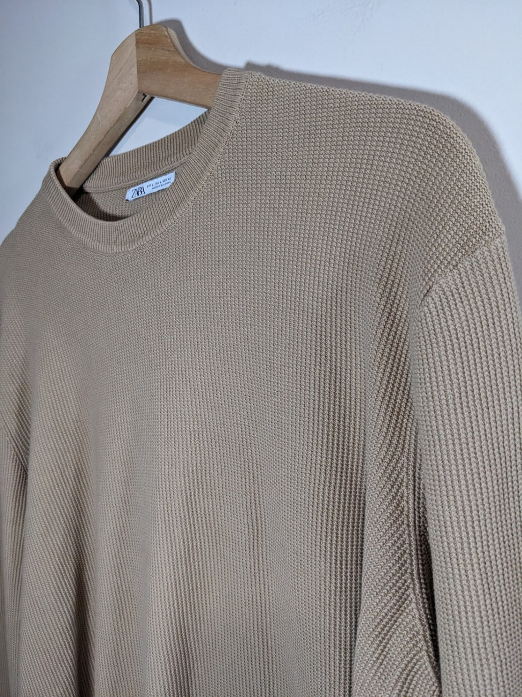 Zara Tan Sweater - L