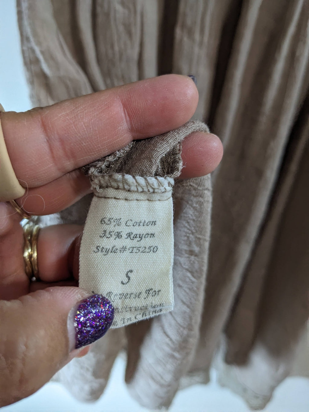 Mine Brown Blouse - S