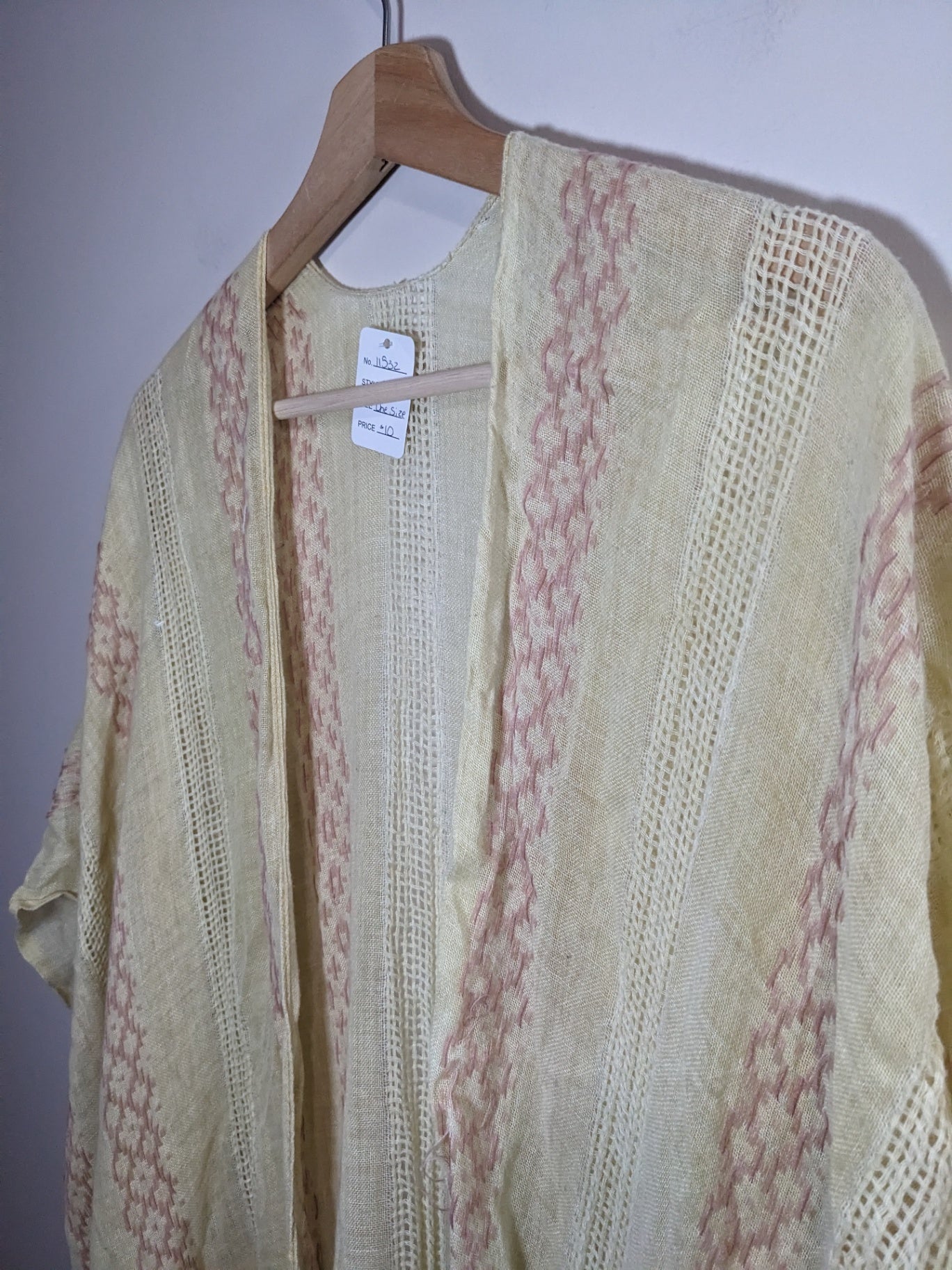 Yellow Cover Up - One Size