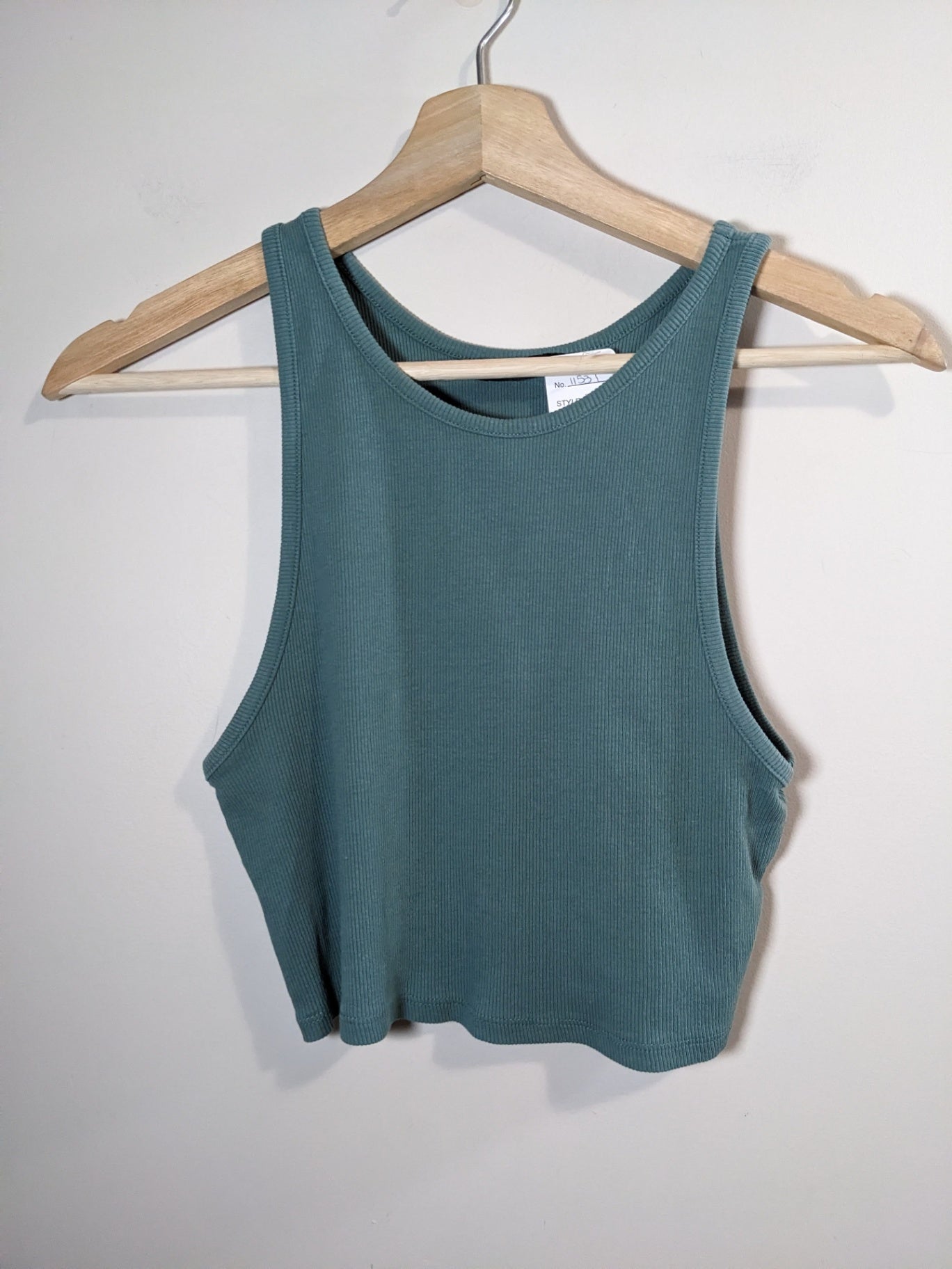 Zara Green Crop Tank - L