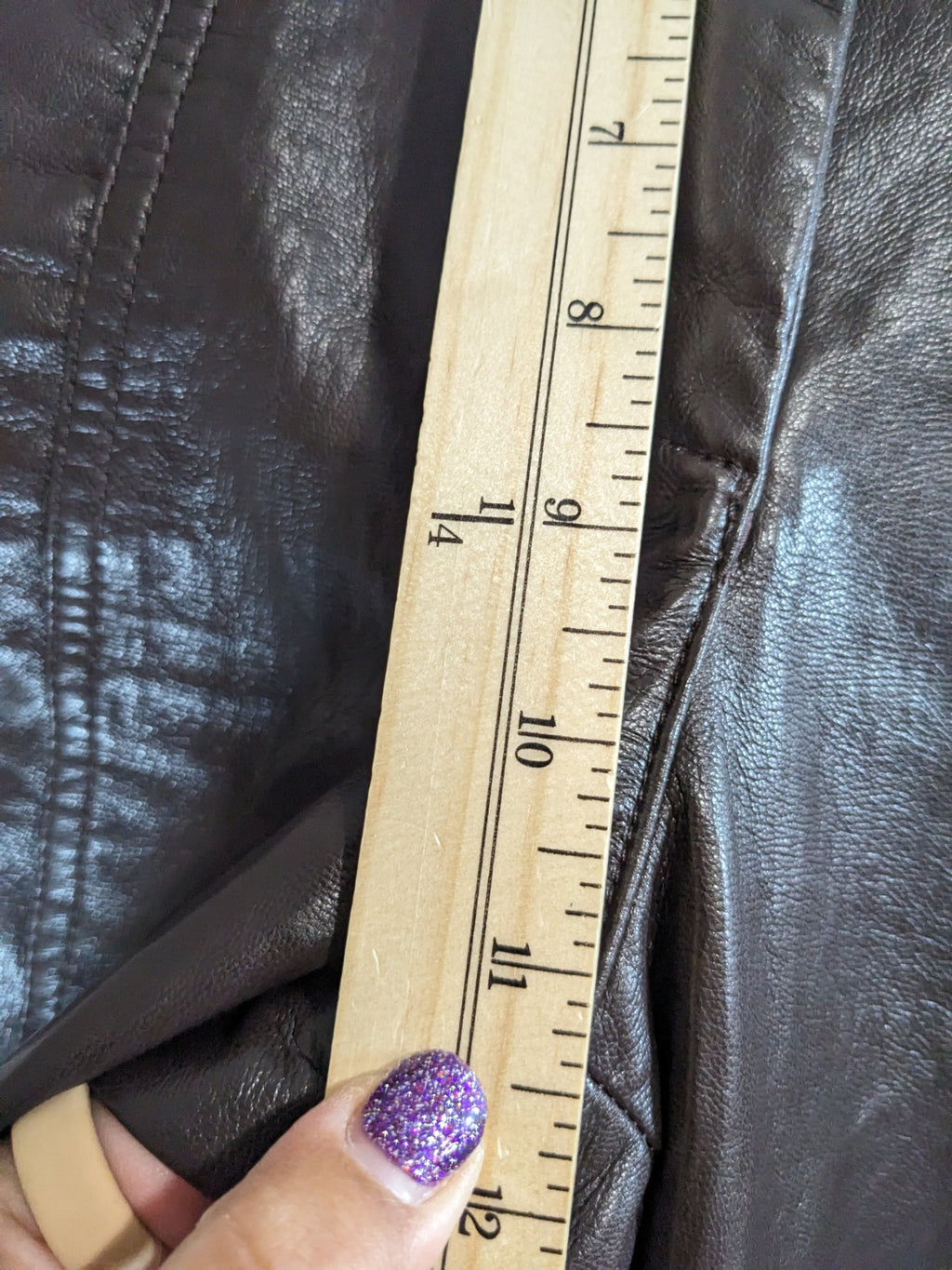 Wilfred Leather Brown Pants - sz 10