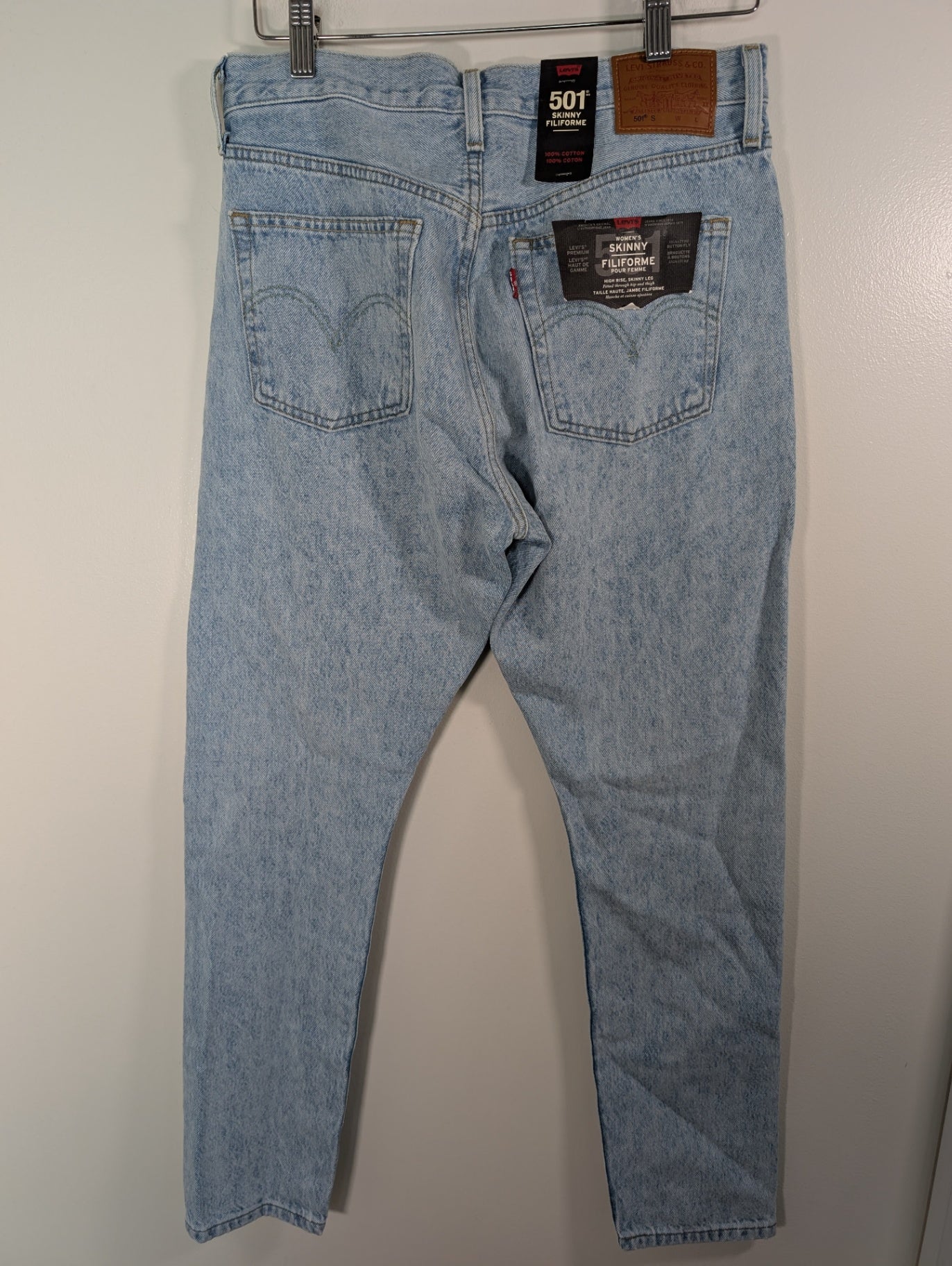 NWT Levi's 501 skinny - W 32 L 34