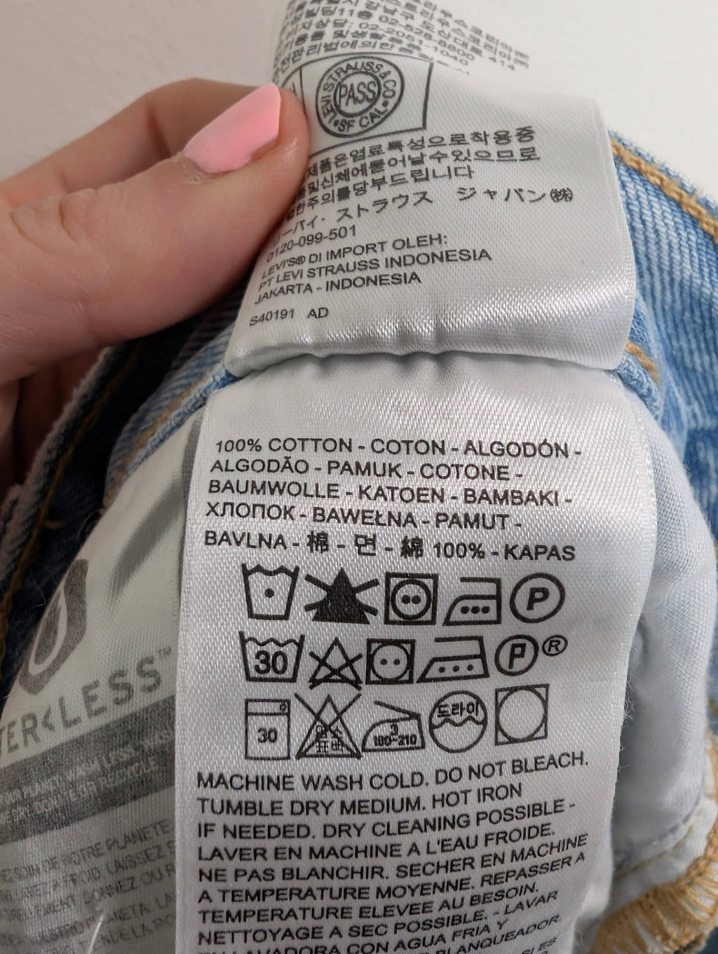 NWT Levi's 501 skinny - W 32 L 34