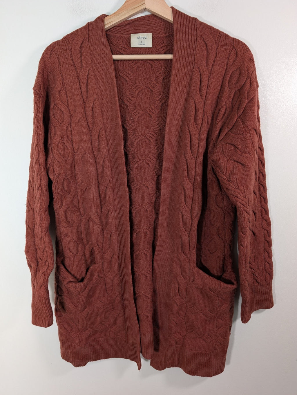 Wilfred merino wool cardigan - S