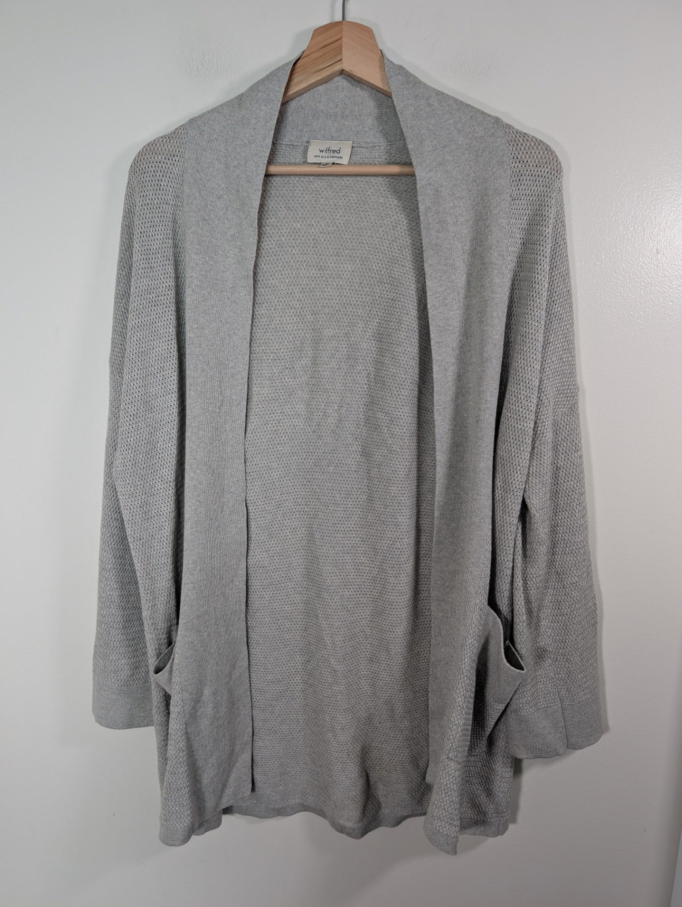 Wilfred silk & cashmere cardigan - S
